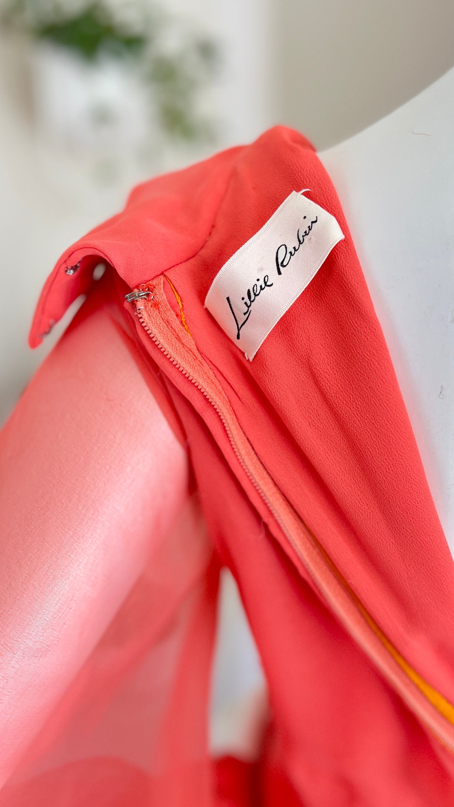 1960s 1970s LILLIE RUBIN Chiffon Palazzo Jumpsuit | medium