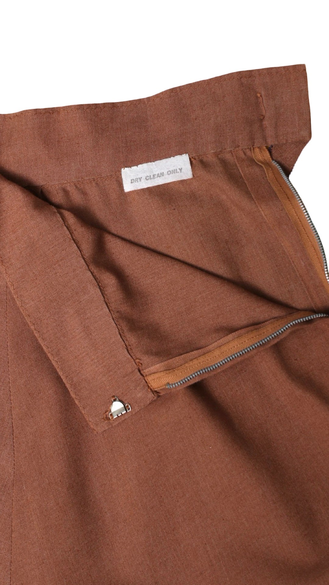 1970s Hand-Appliquéd "Water Hole" Novelty Border Print Skirt | small