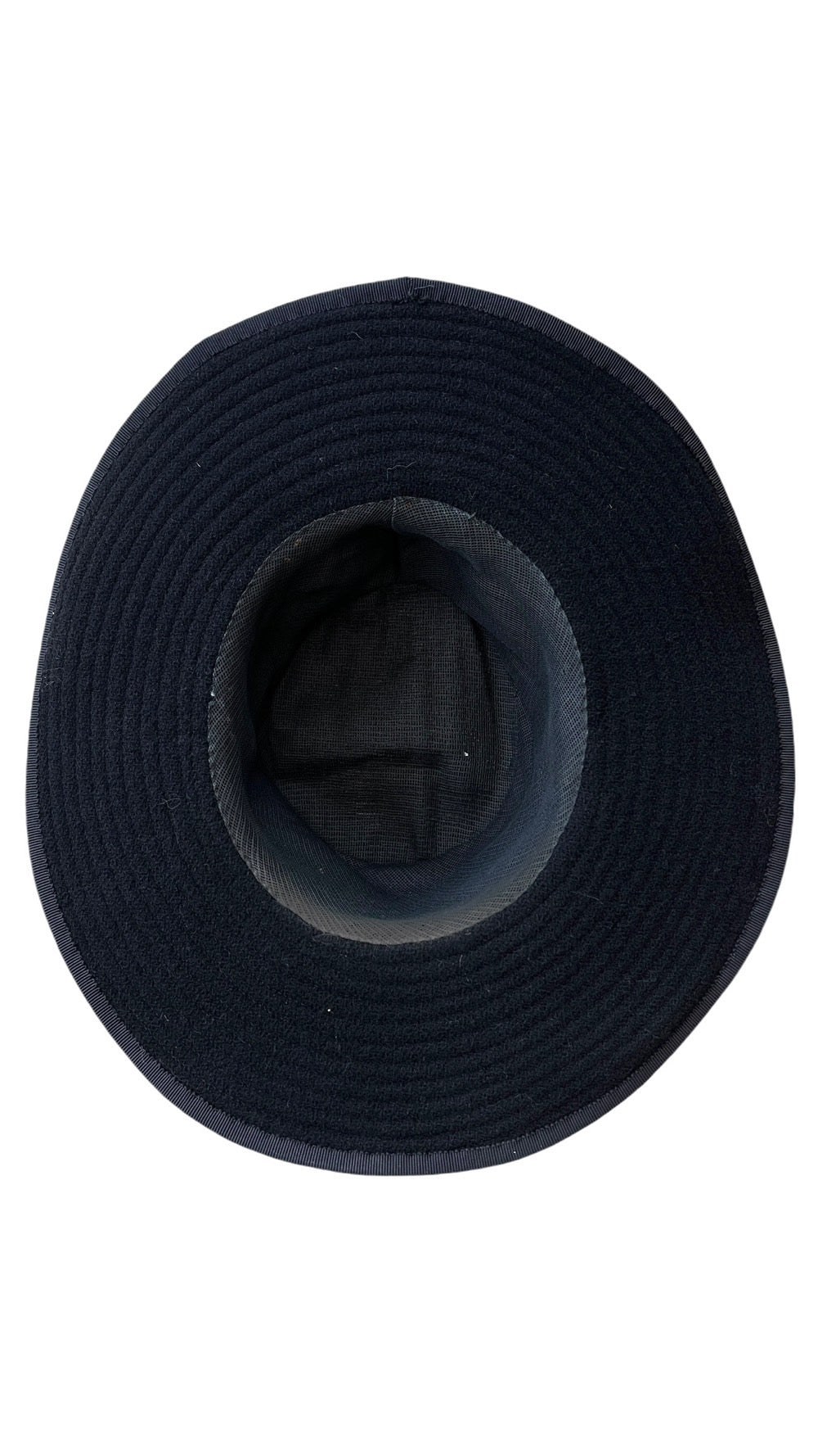 1930s Black Faux Fur Tilt Hat