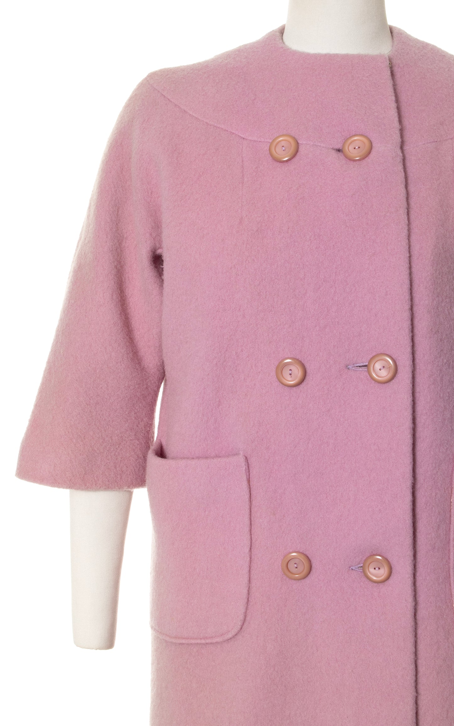 1960s Pastel Purple Wool Coat | small/medium
