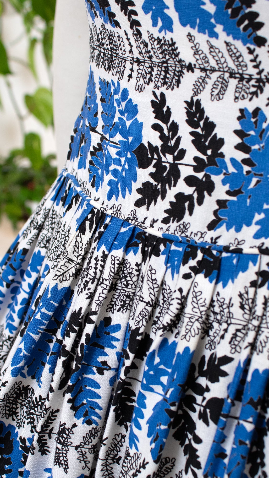 1950s Fern Striped Sundress | medium