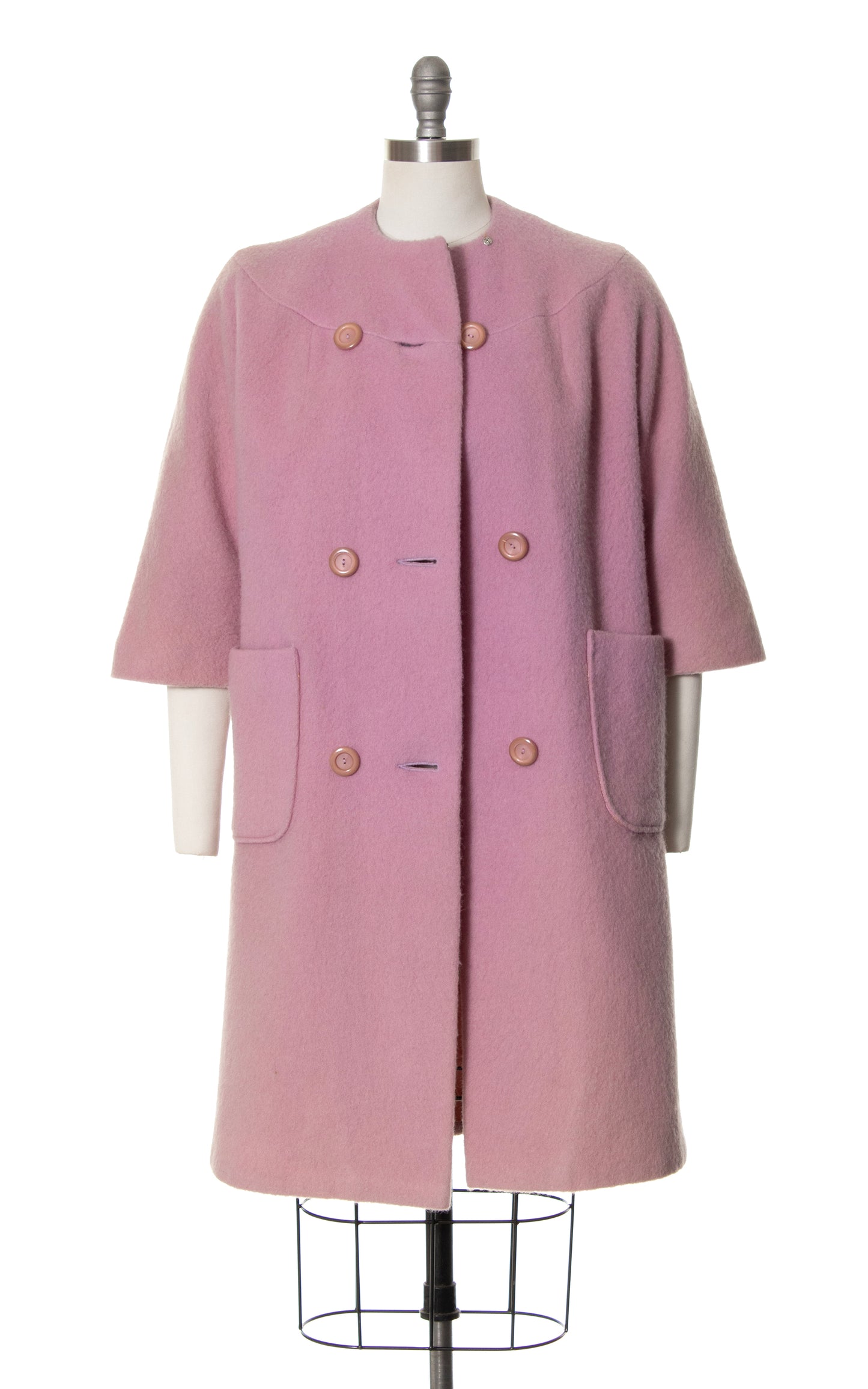 1960s Pastel Purple Wool Coat | small/medium