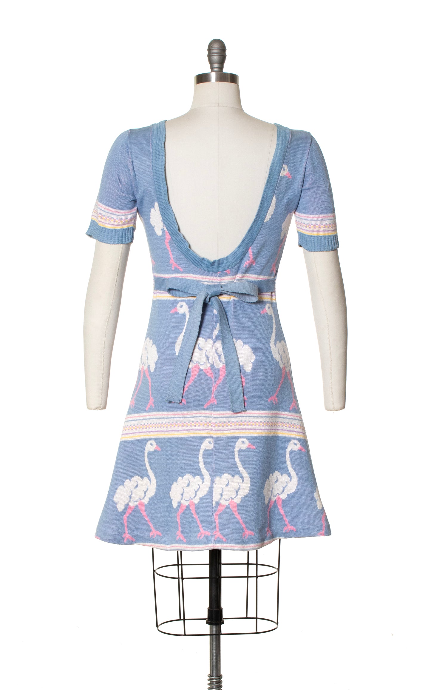 1970s ALLEY CAT by BETSEY JOHNSON Novelty Sweater Dress | small/medium