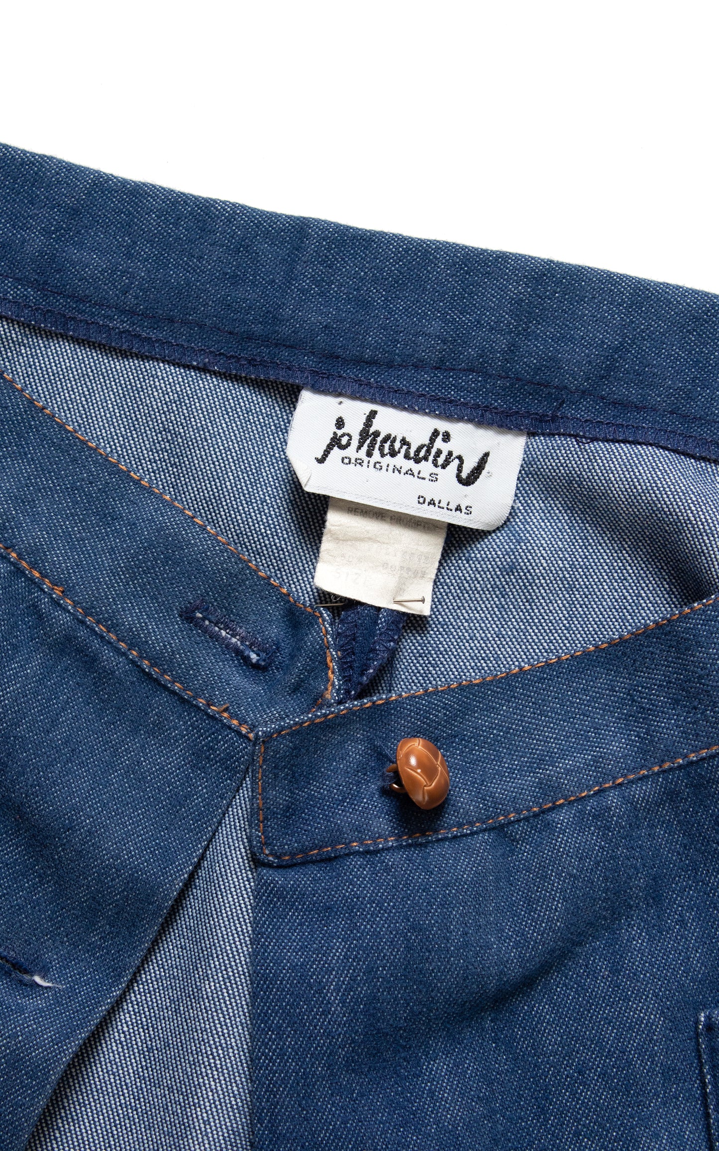 1970s Denim Mini Skirt | small