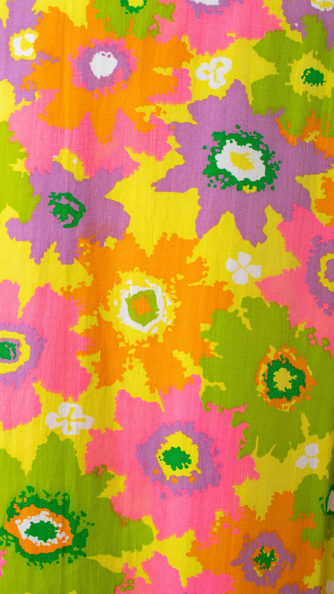 1960s Psychedelic Floral Trapeze Dress | medium