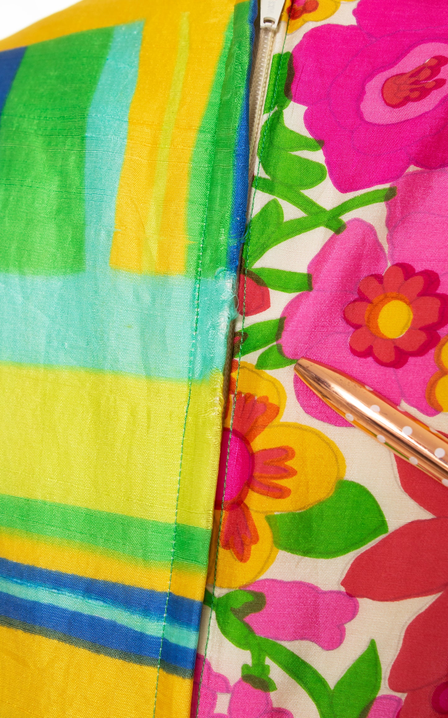 1960s Patchwork Midi Dress | small