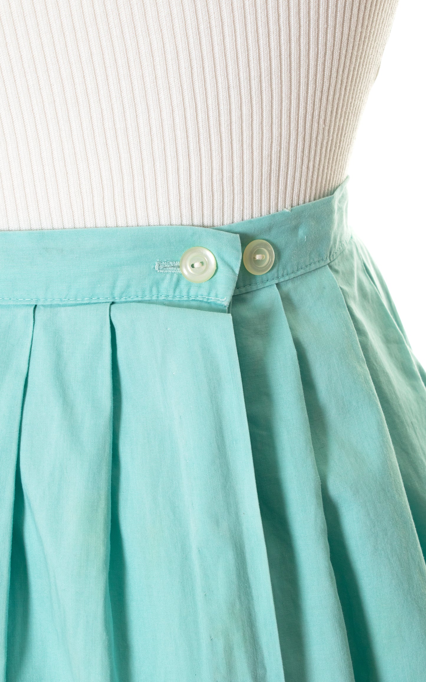 1950s Still Life Novelty Appliqué Wrap Skirt | small