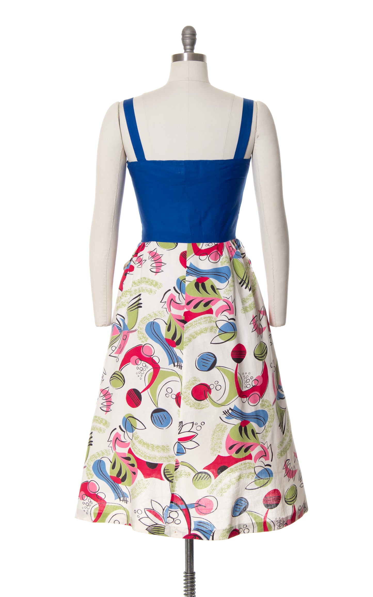 1940s Atomic Novelty Print Shirtwaist Sundress | medium