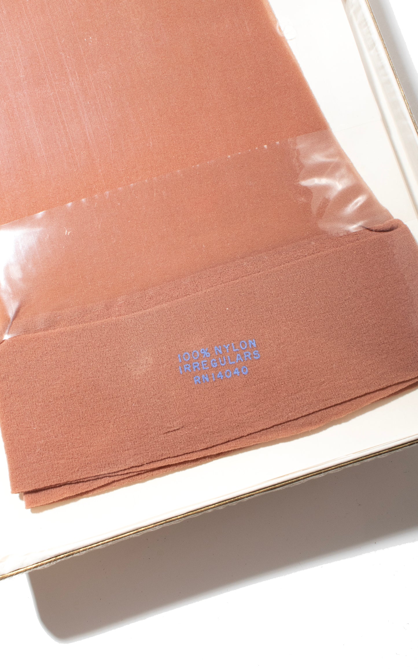 1960s Seamless Nylon Stockings x12 Pairs in Beigetone (size 8.5-9)