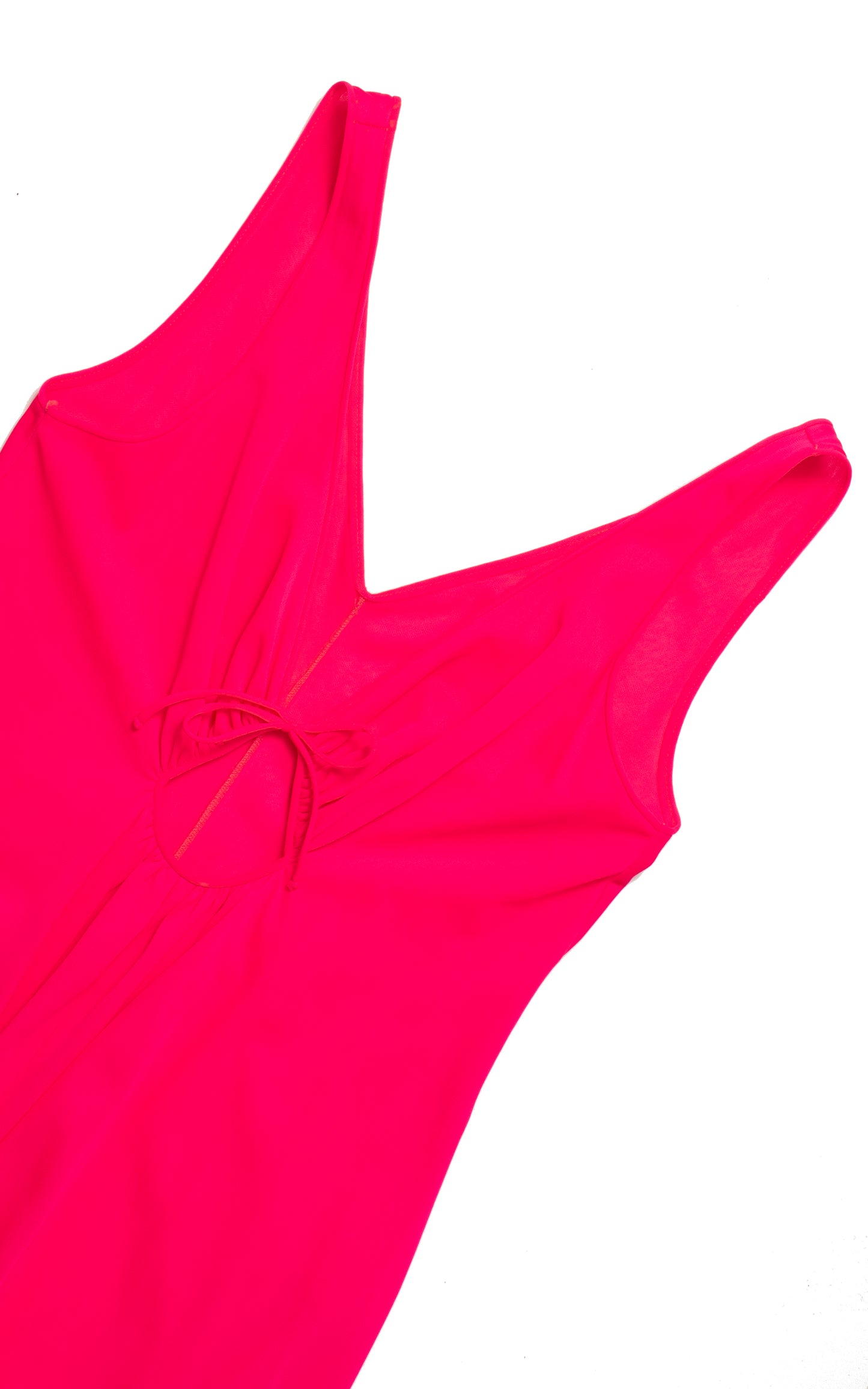 1970s Neon Hot Pink Nightgown | small/medium/large