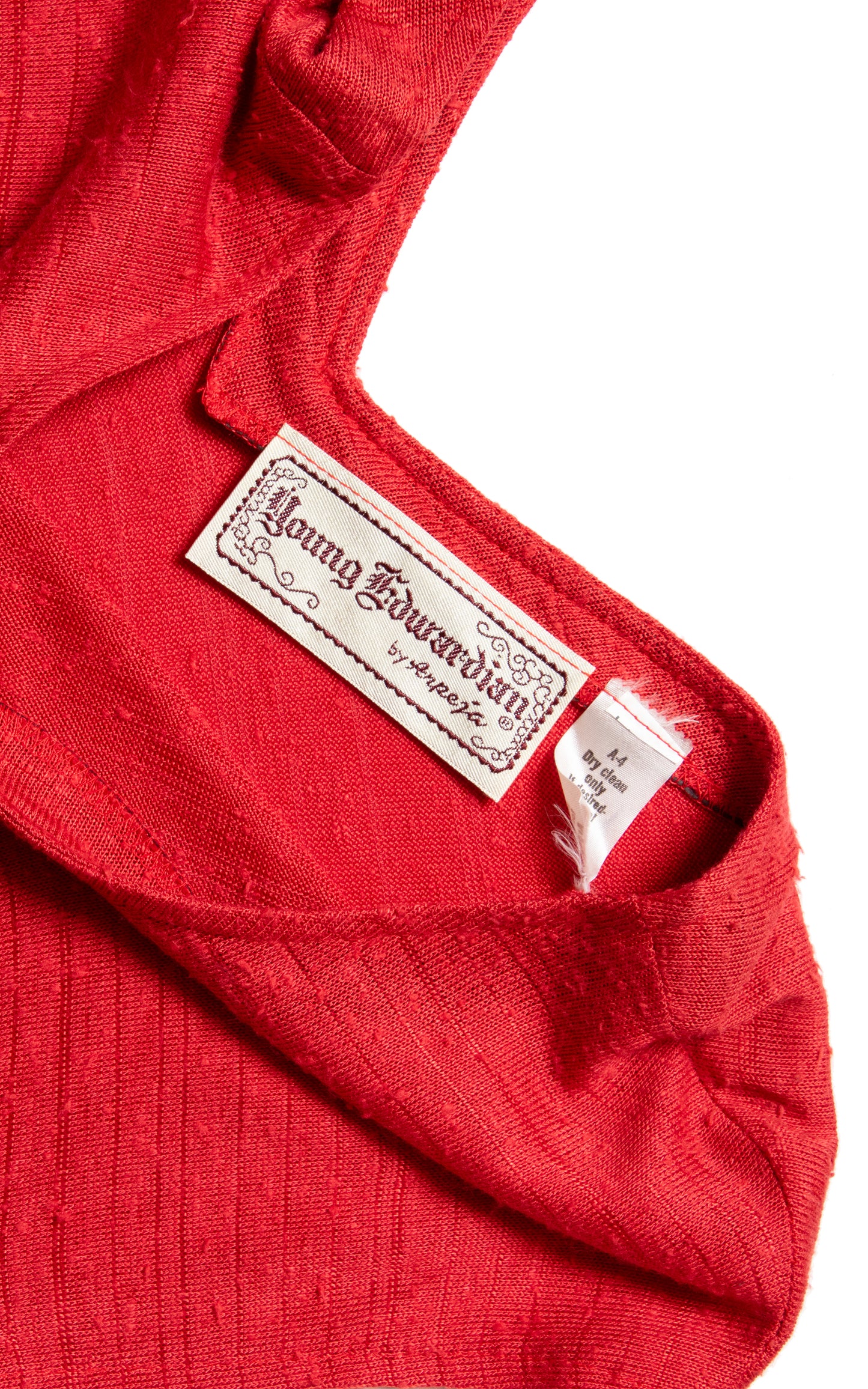 1970s 1980s YOUNG EDWARDIAN Rainbow Color Block Dress | x-small/small