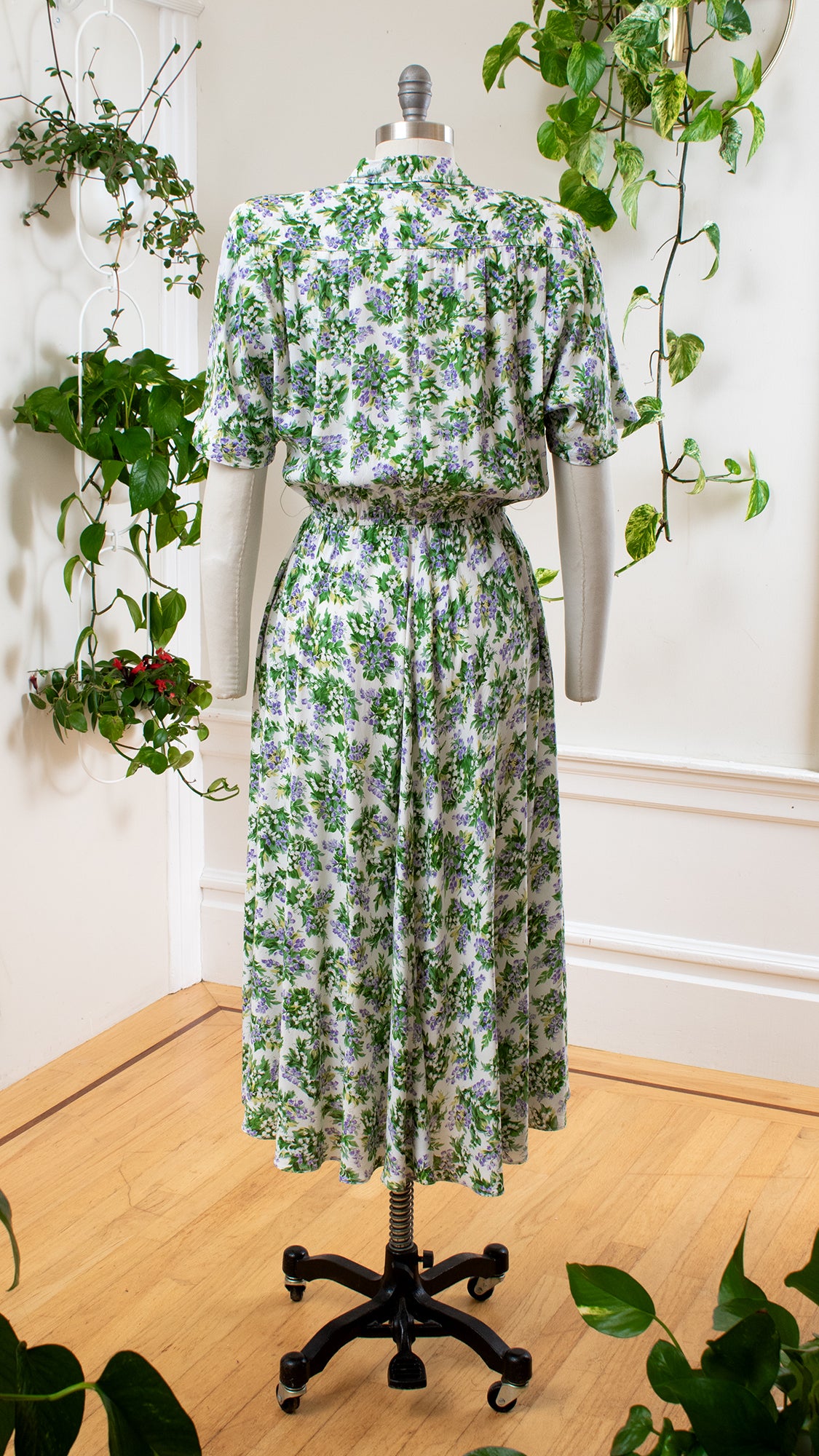 1990s CAROL ANDERSON Lily of the Valley Dress | small/medium/large