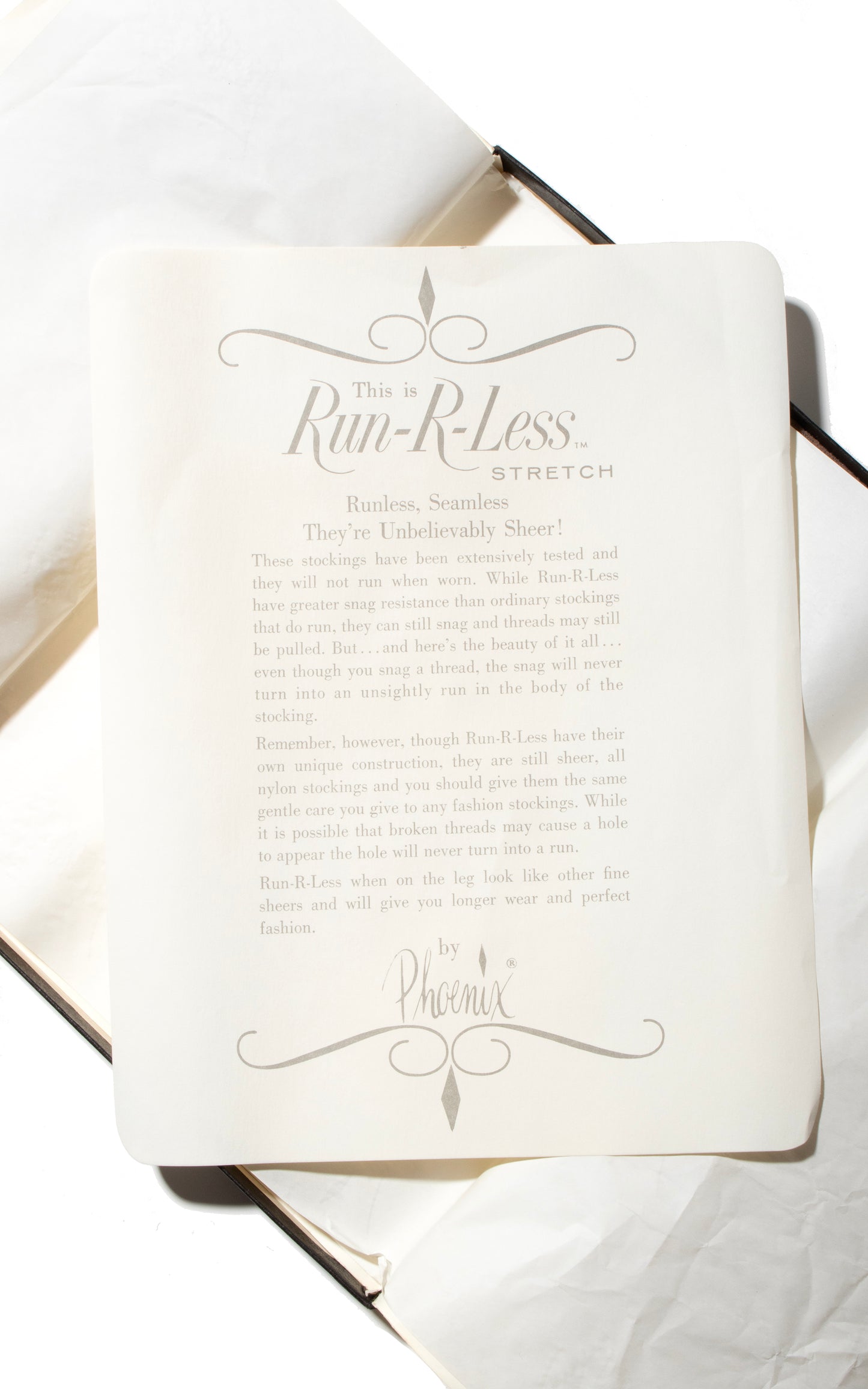 1960s Phoenix Seamless Nylon Stockings x2 Pairs in American Beauty (size 8.5-9)