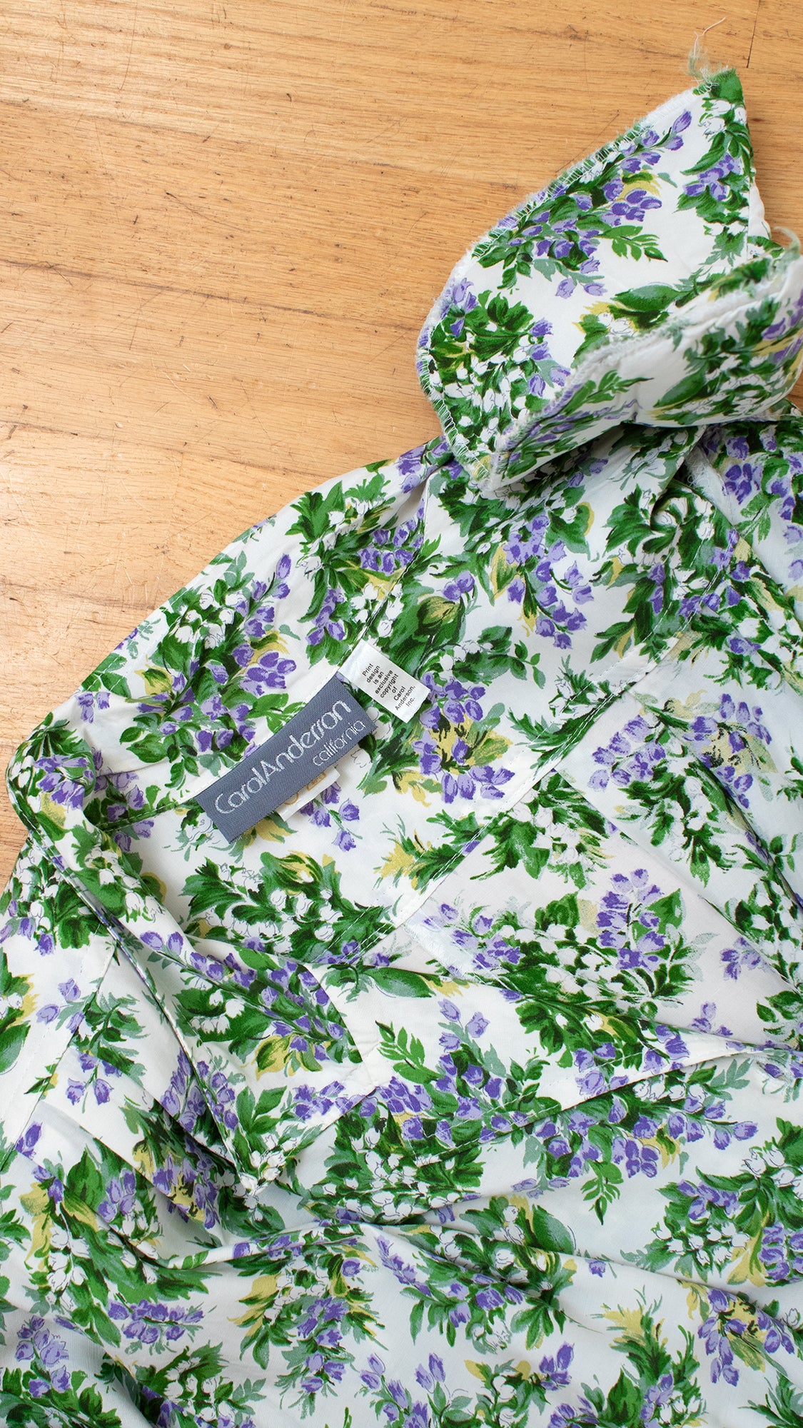 1990s CAROL ANDERSON Lily of the Valley Dress | small/medium/large