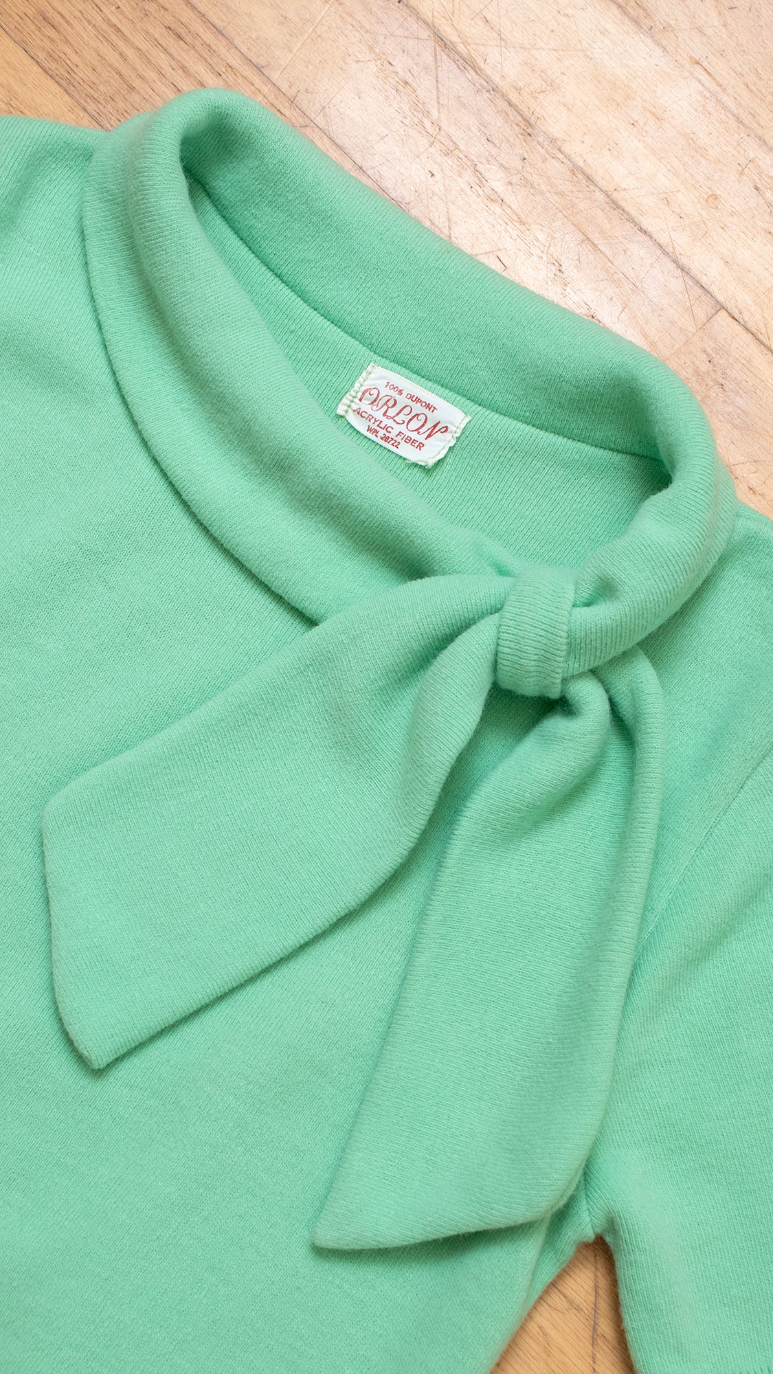 NEW ⭐️ 1960s Mint Green Knit Skirt Set | small/medium