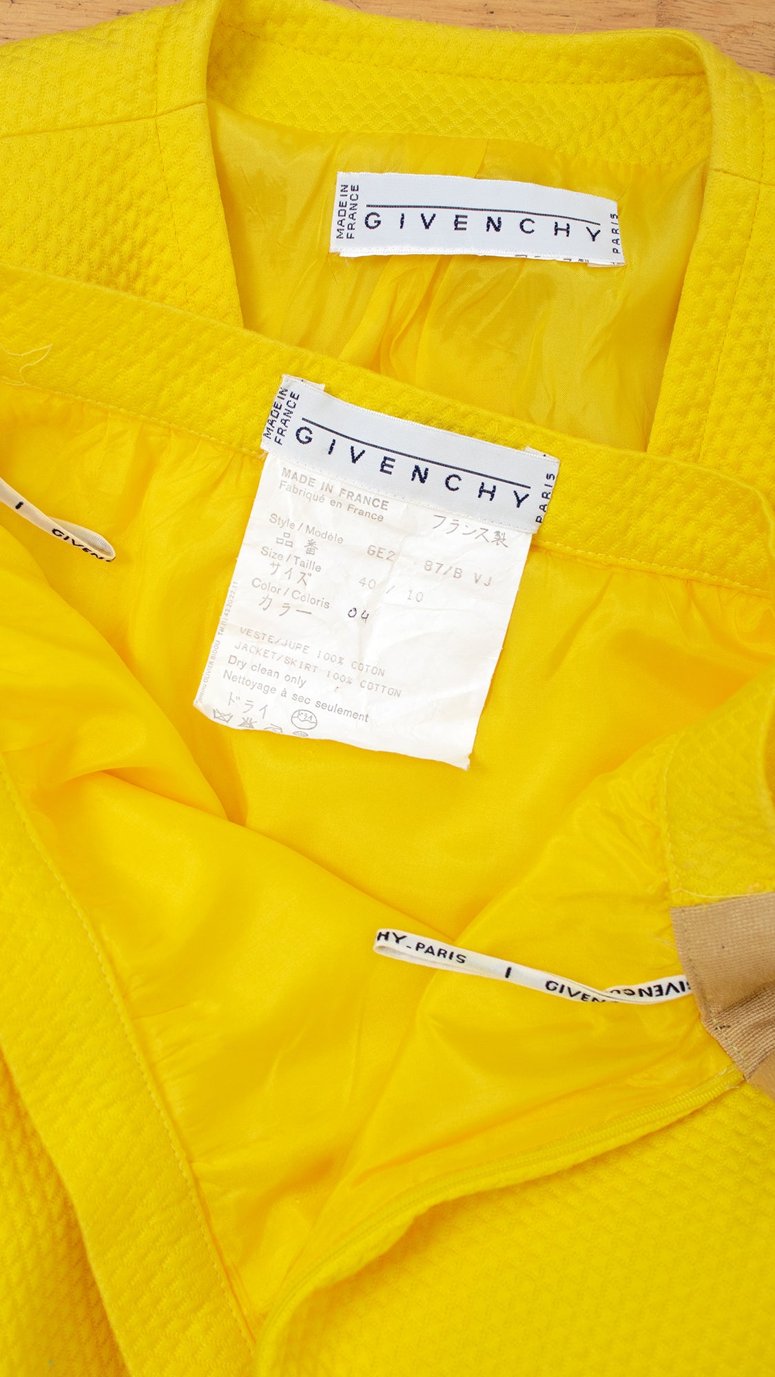 1980s GIVENCHY Puff Sleeve Skirt Suit | medium