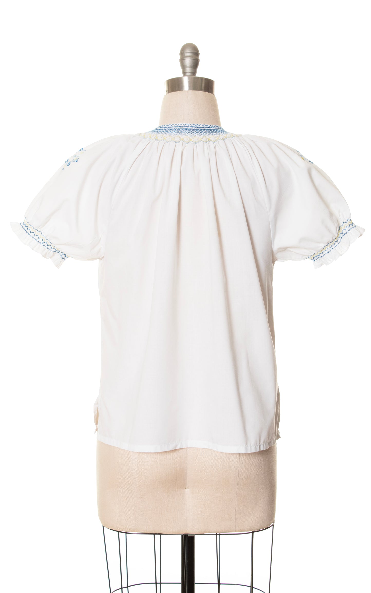 1970s Hand Embroidered Peasant Top | large