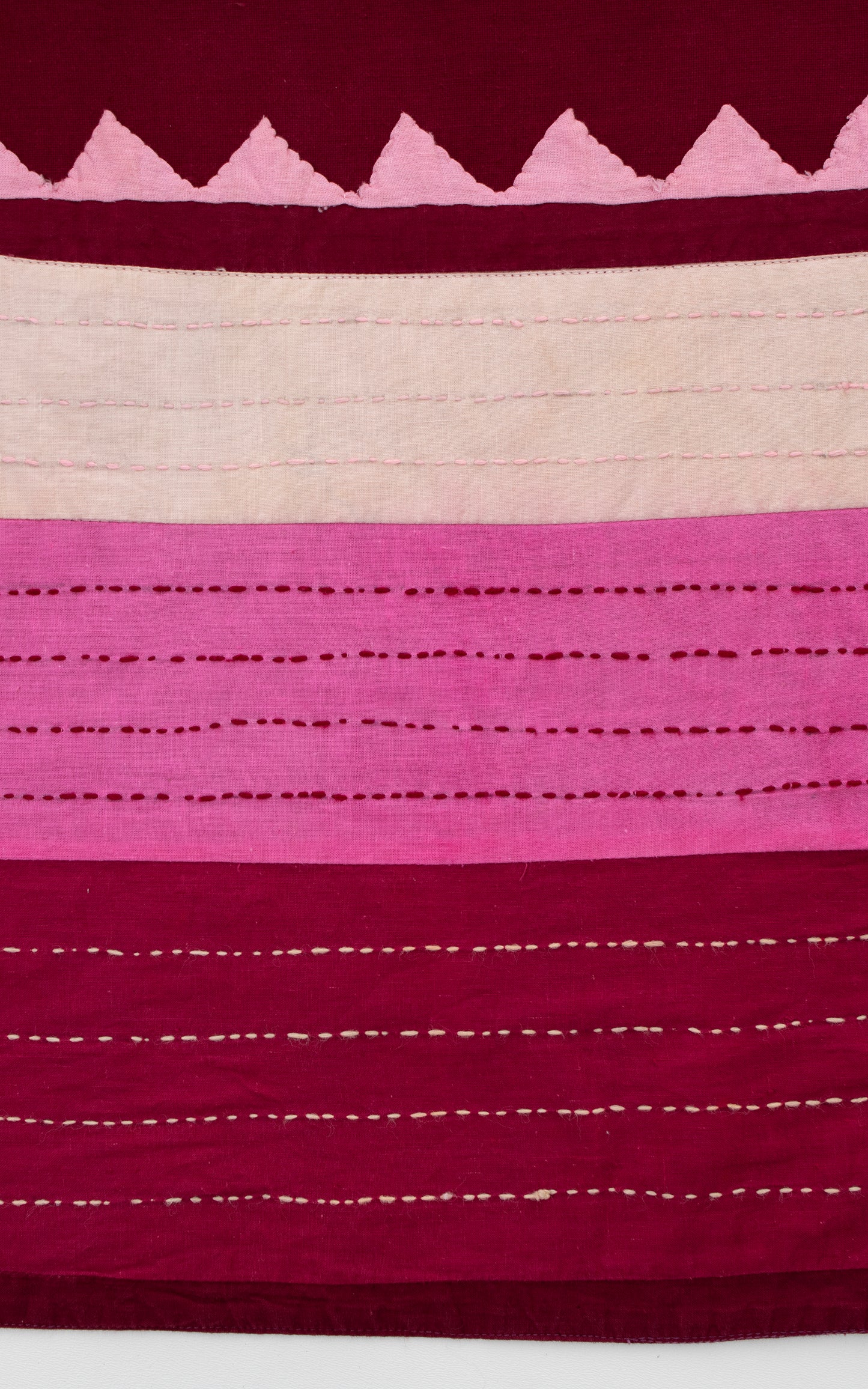 1970s Hand-Quilted Appliqué Skirt | medium