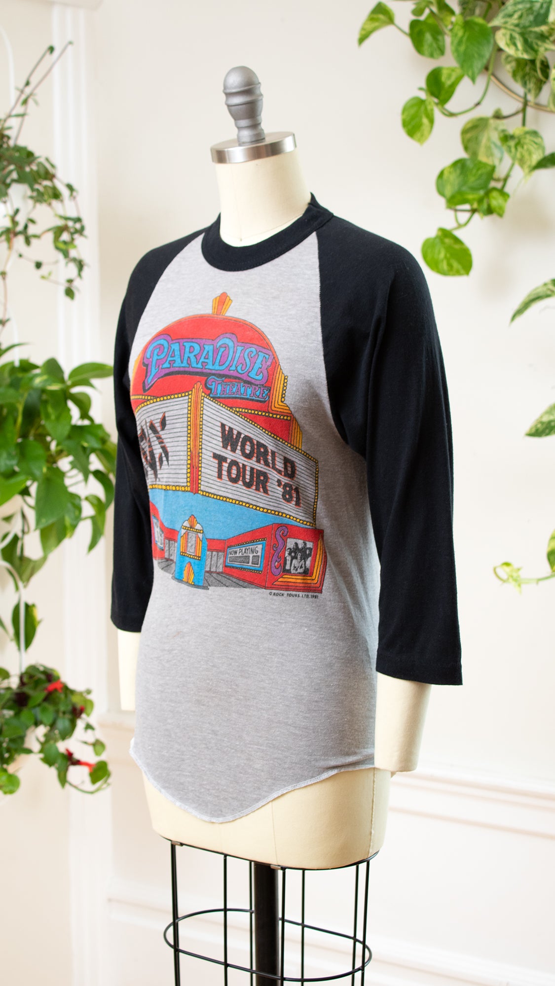 1981 STYX "Paradise Theatre" World Tour Tee | x-small/small