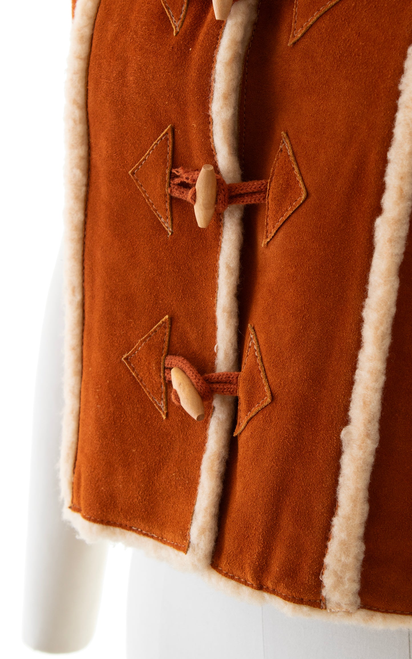 1970s Shearling & Suede Vest | medium