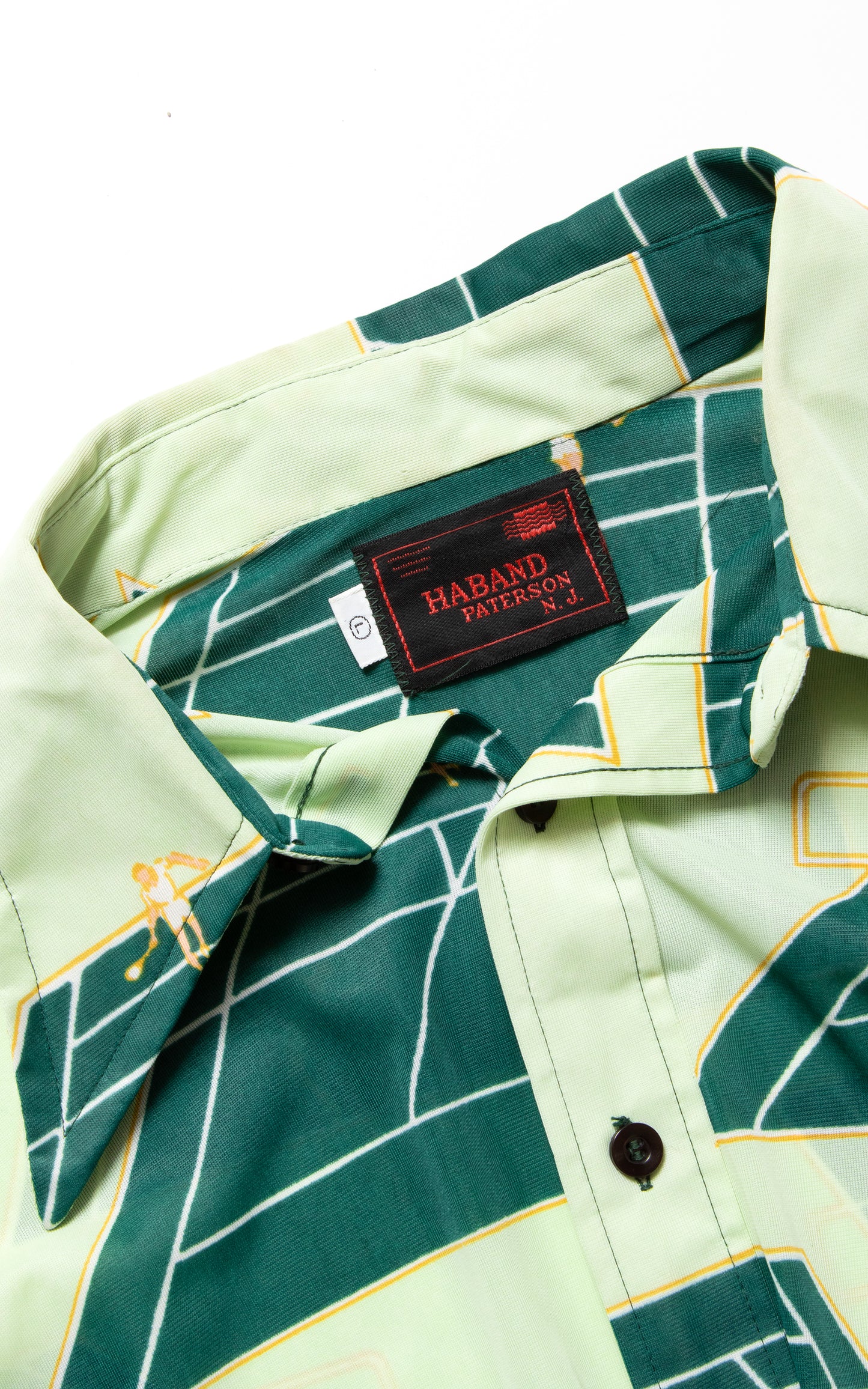 1970s Tennis Novelty Print Blouse | women's x-large / men's large