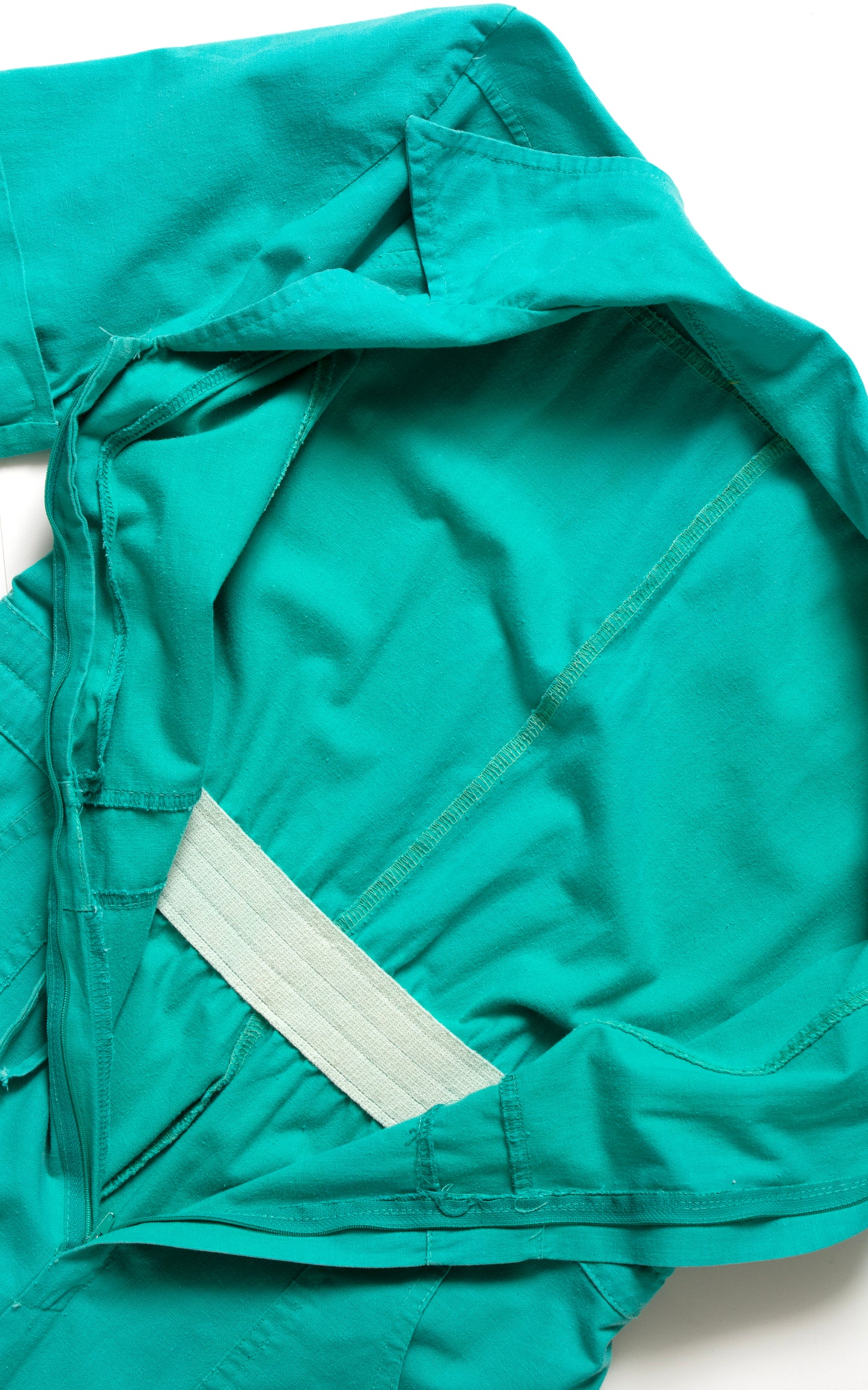 1970s Jade Cotton Workwear Jumpsuit | small/medium