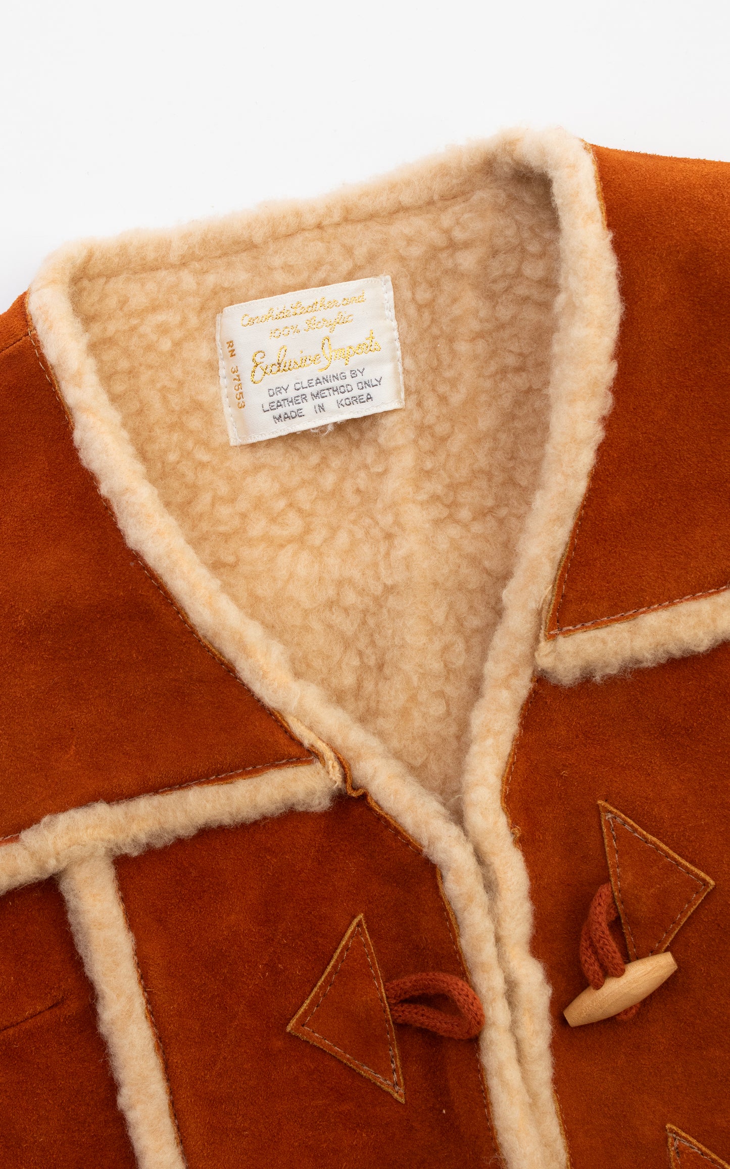 1970s Shearling & Suede Vest | medium