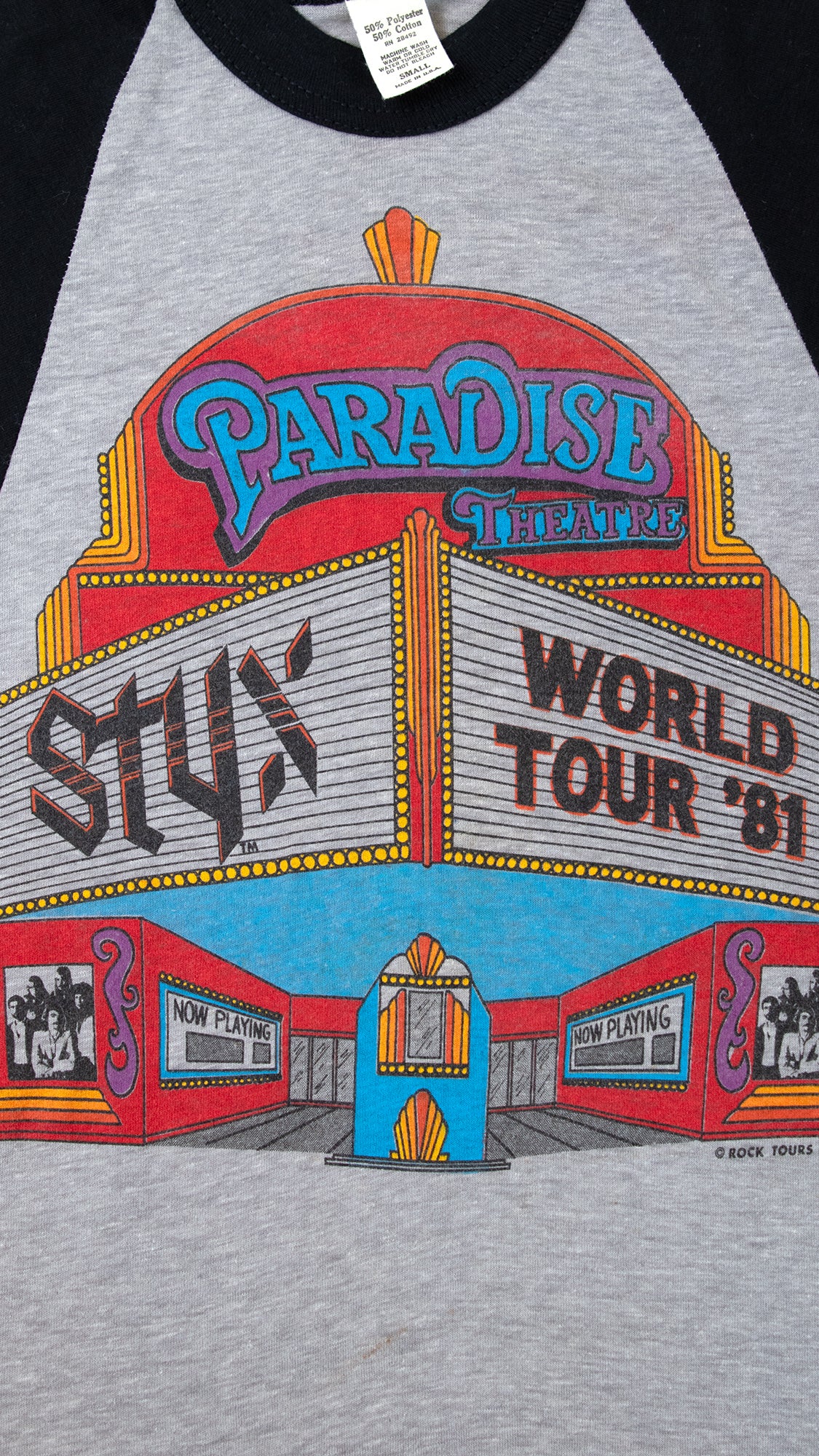 1981 STYX "Paradise Theatre" World Tour Tee | x-small/small