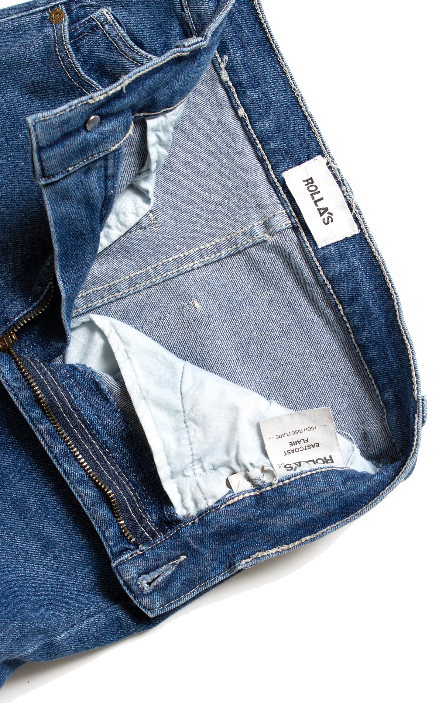 Modern ROLLA'S "Eastcoast Flare" 1970s Stretchy Bell Bottom Jeans | x-small/small
