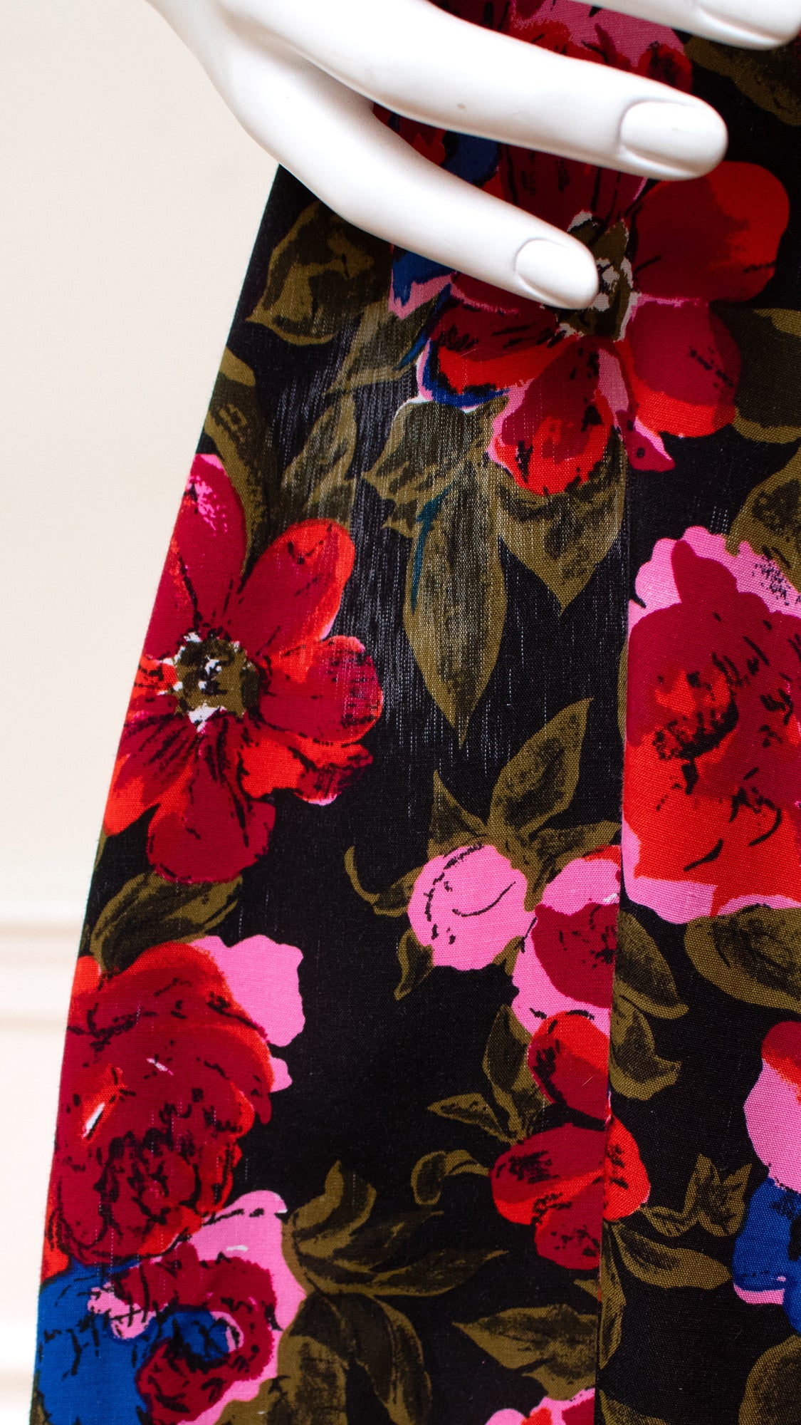 1990s ALL THAT JAZZ Floral Rayon Romper | small/medium