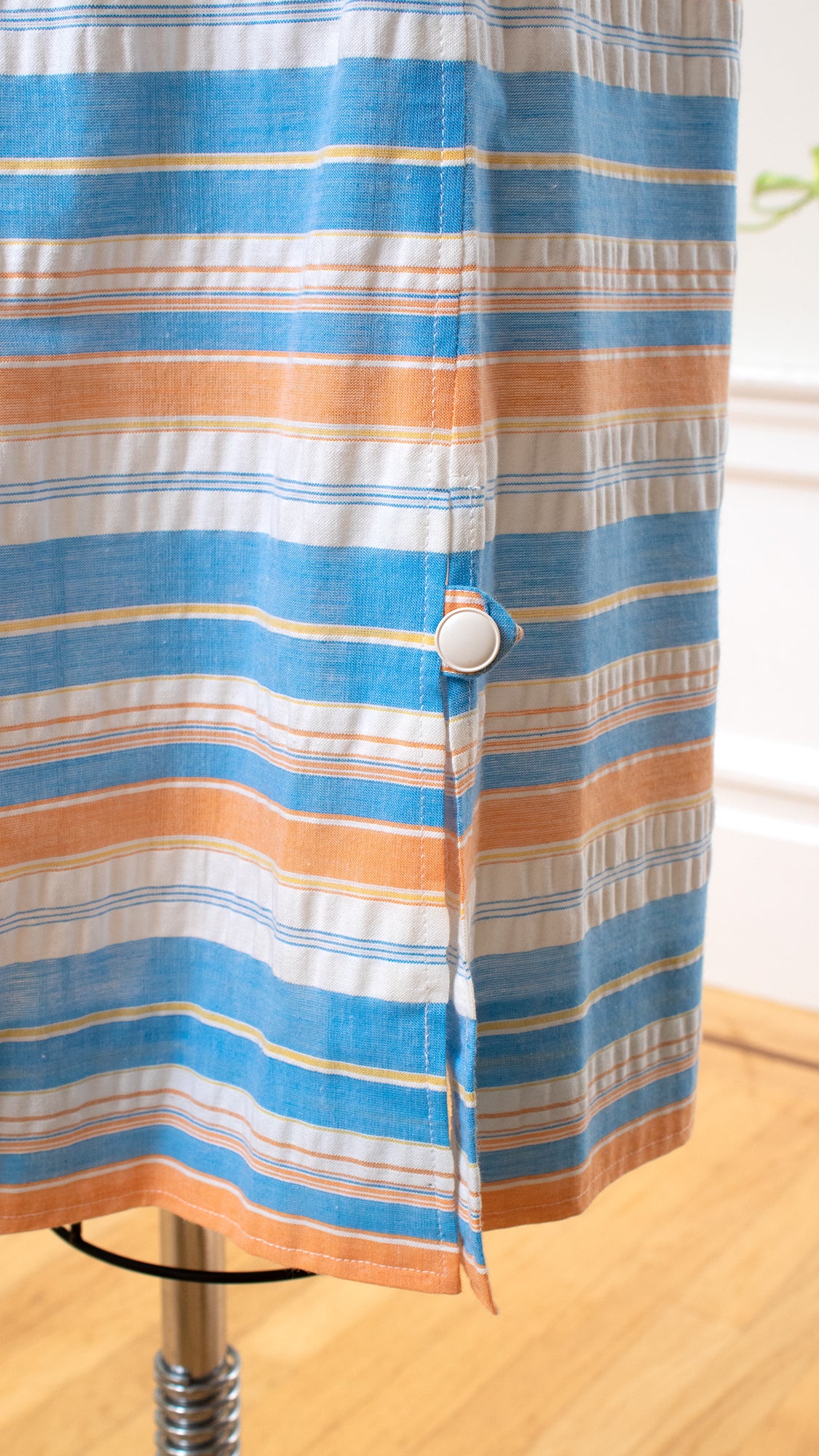 1970s COURRÈGES Deadstock Striped Skirt | small