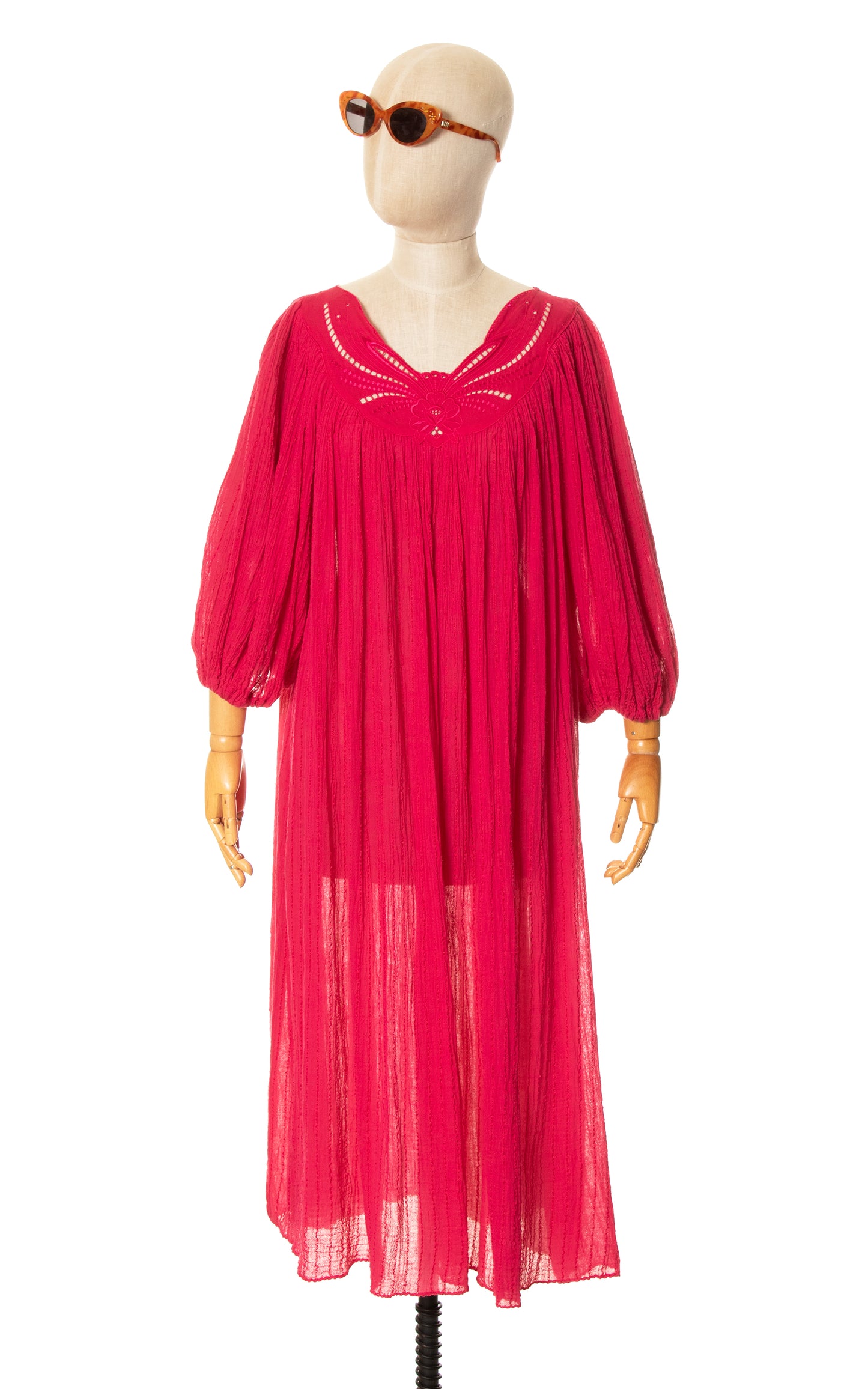 1980s DEADSTOCK Gauze Trapeze Dress | small/medium/large/x-large