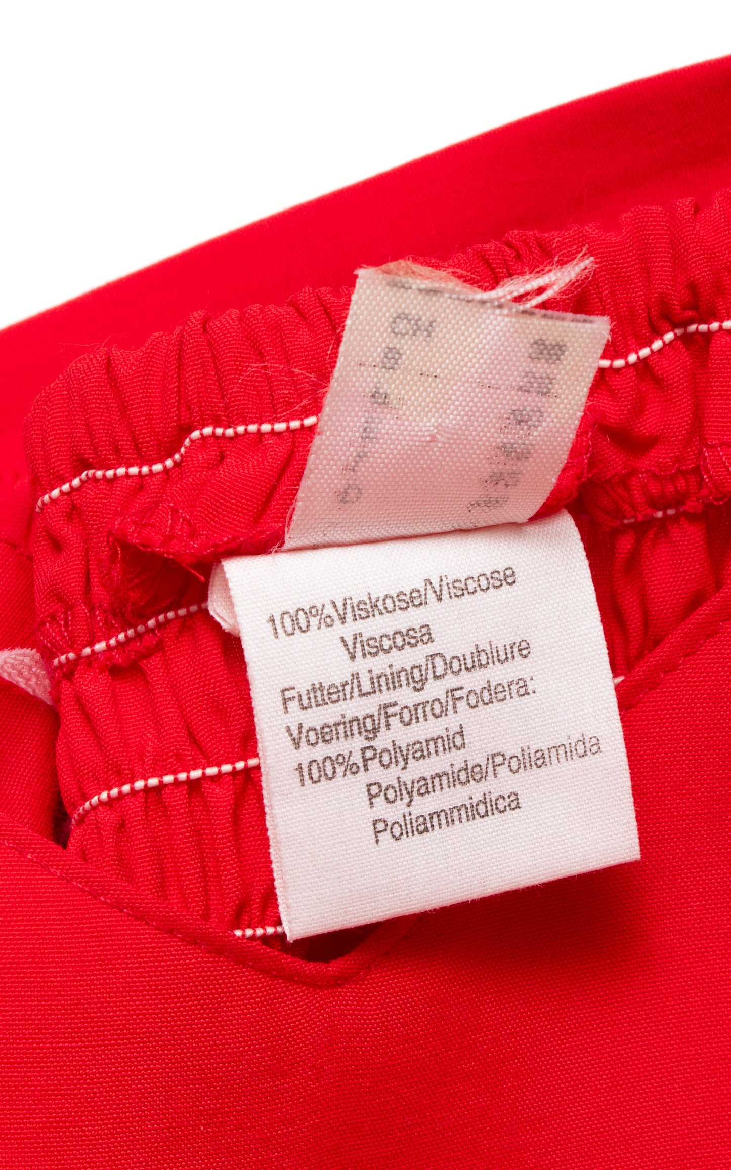 1970s Red Polka Dot Striped Handkerchief Dress | medium/large