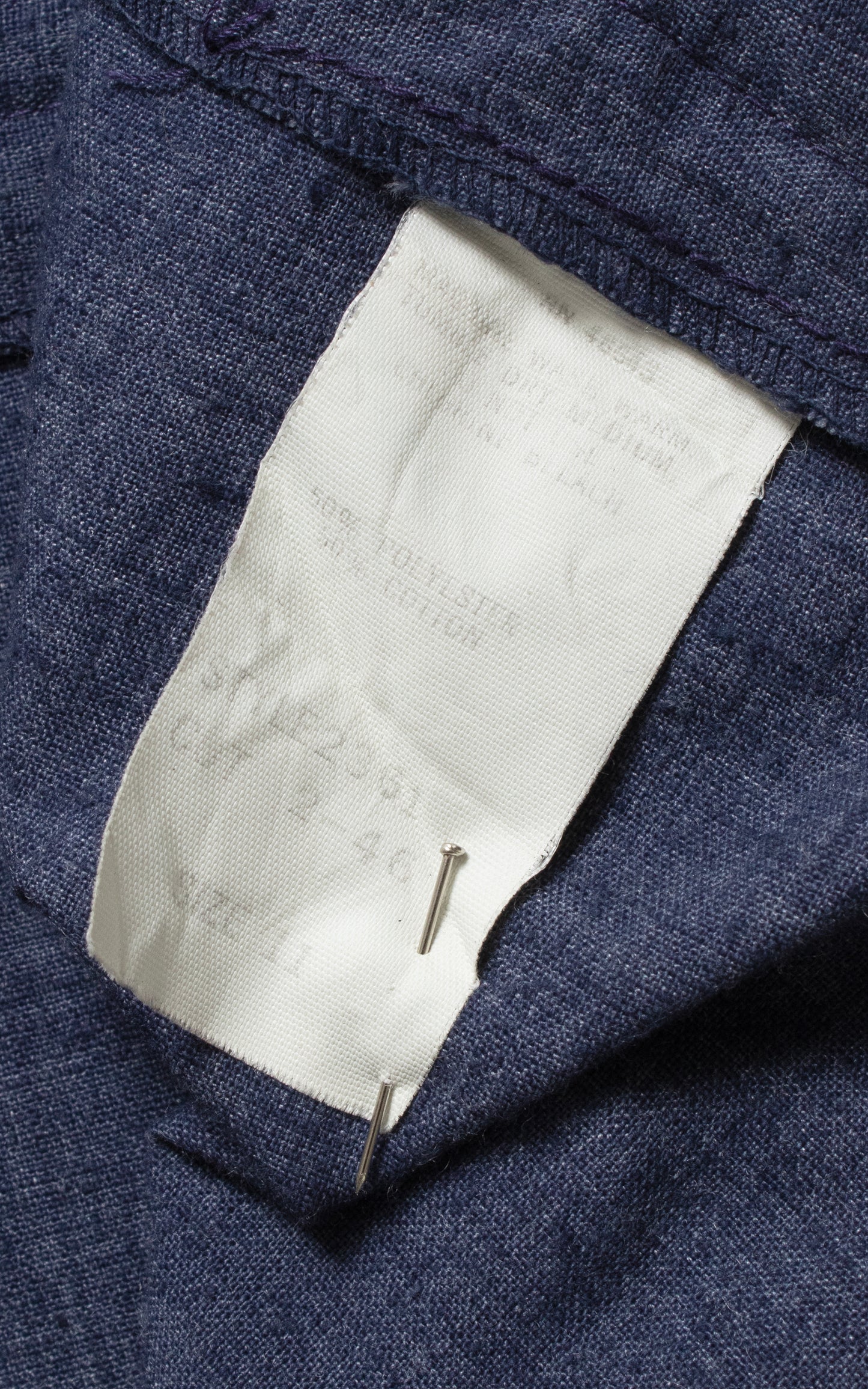 1970s Denim Bib Pinafore Skirt | small