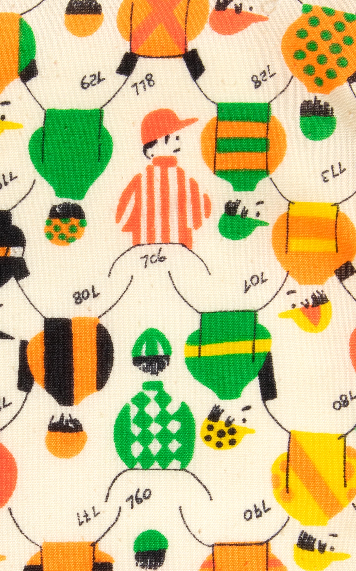 1970s Jockey People Novelty Print Bodysuit | small