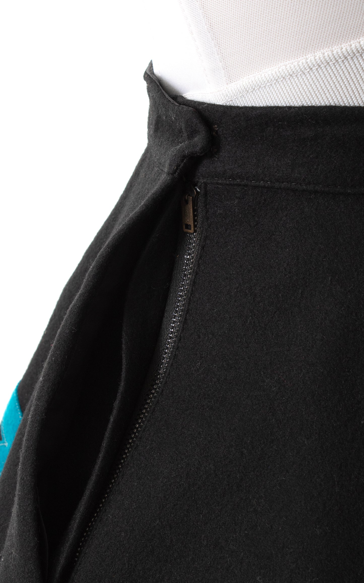 1950s Bow Appliqué Felt Skirt | medium