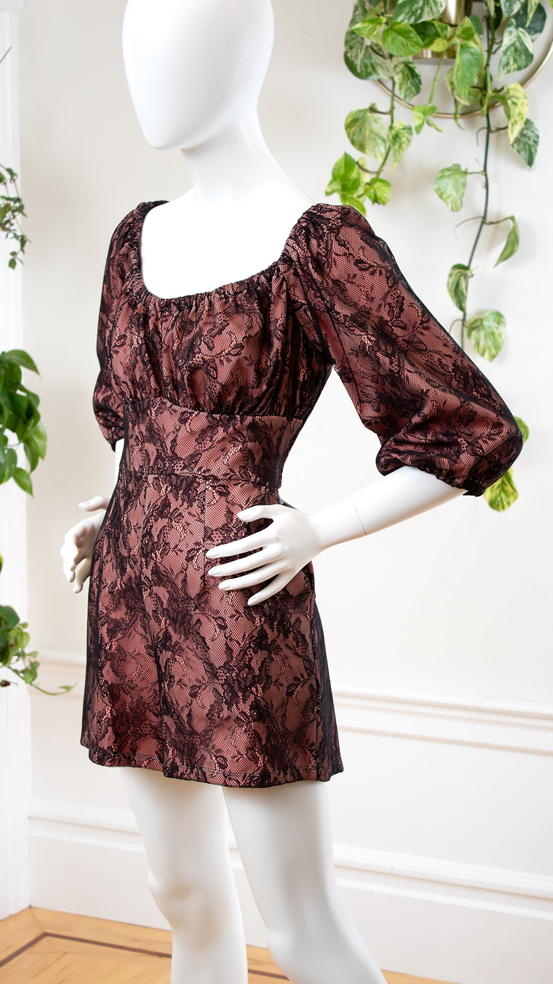 NWT Modern VIXEN by MICHELINE PITT Lace "Vacation Playsuit" | large/x-large