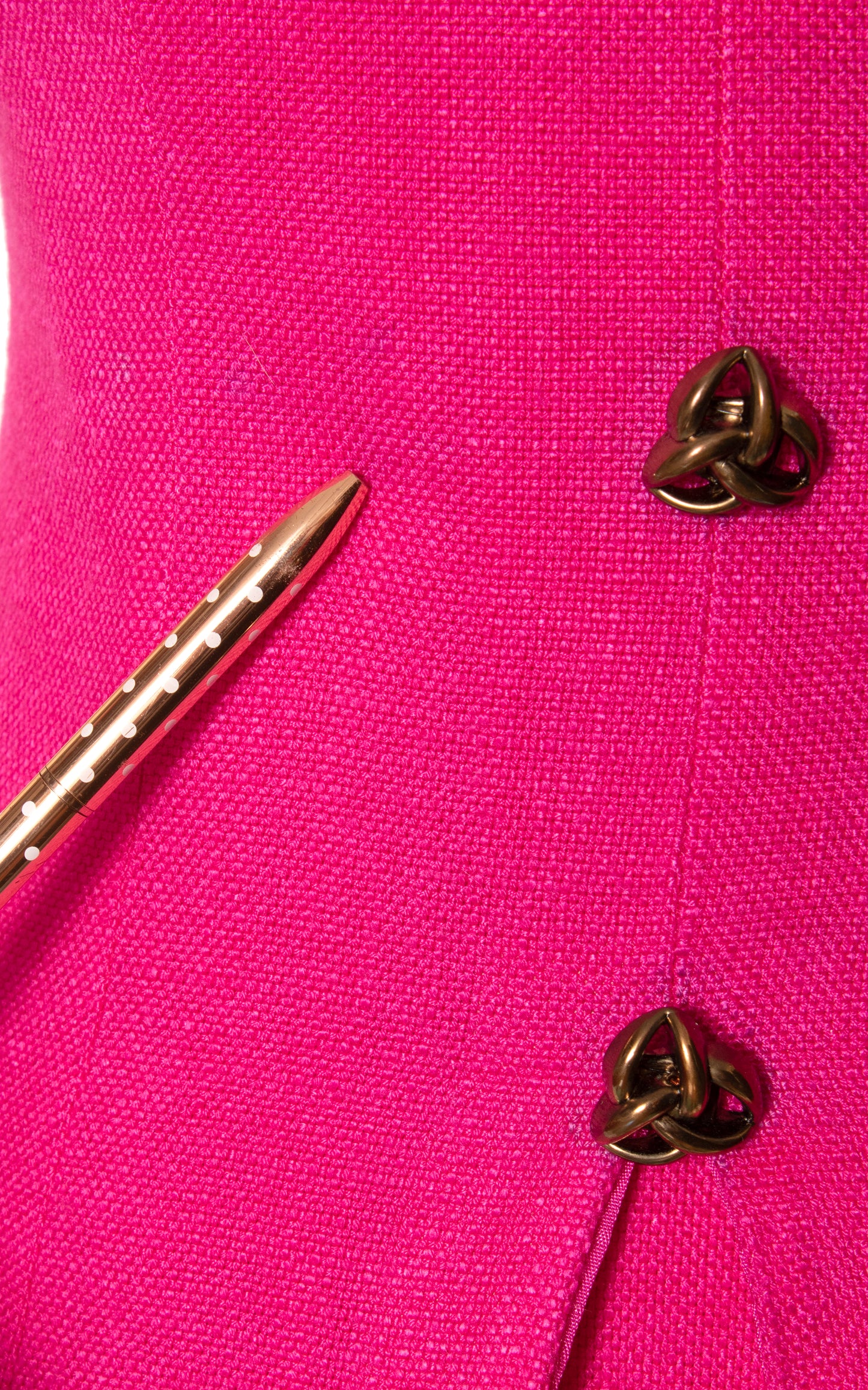 1980s Hot Pink Skirt Set | small