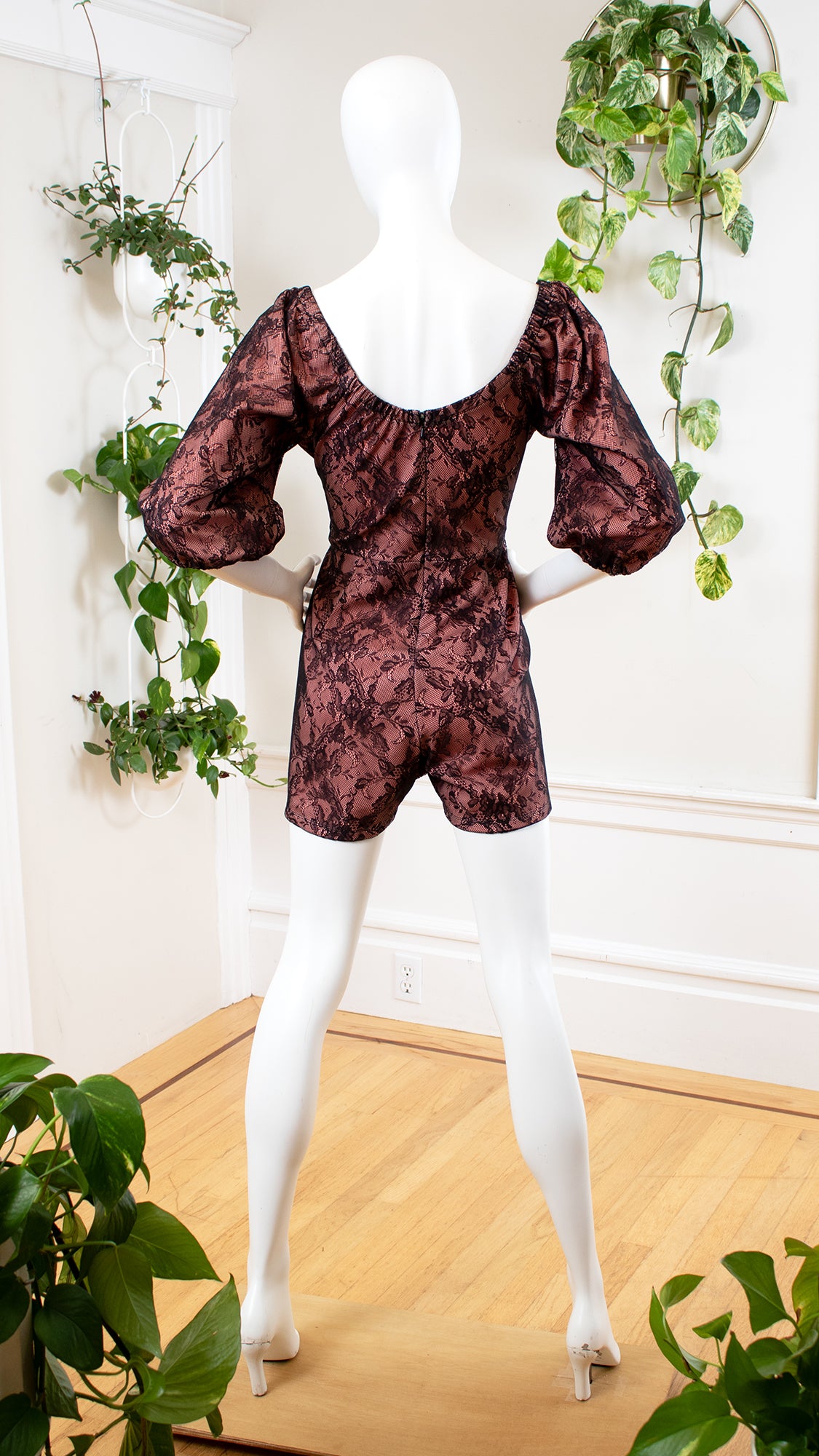NWT Modern VIXEN by MICHELINE PITT Lace "Vacation Playsuit" | large/x-large