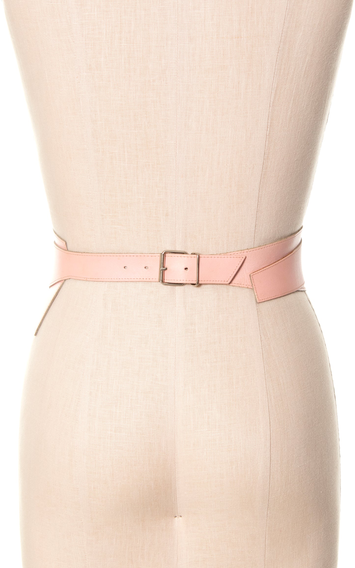 Vintage Pink Asymmetrical Cinch Belt | medium/large