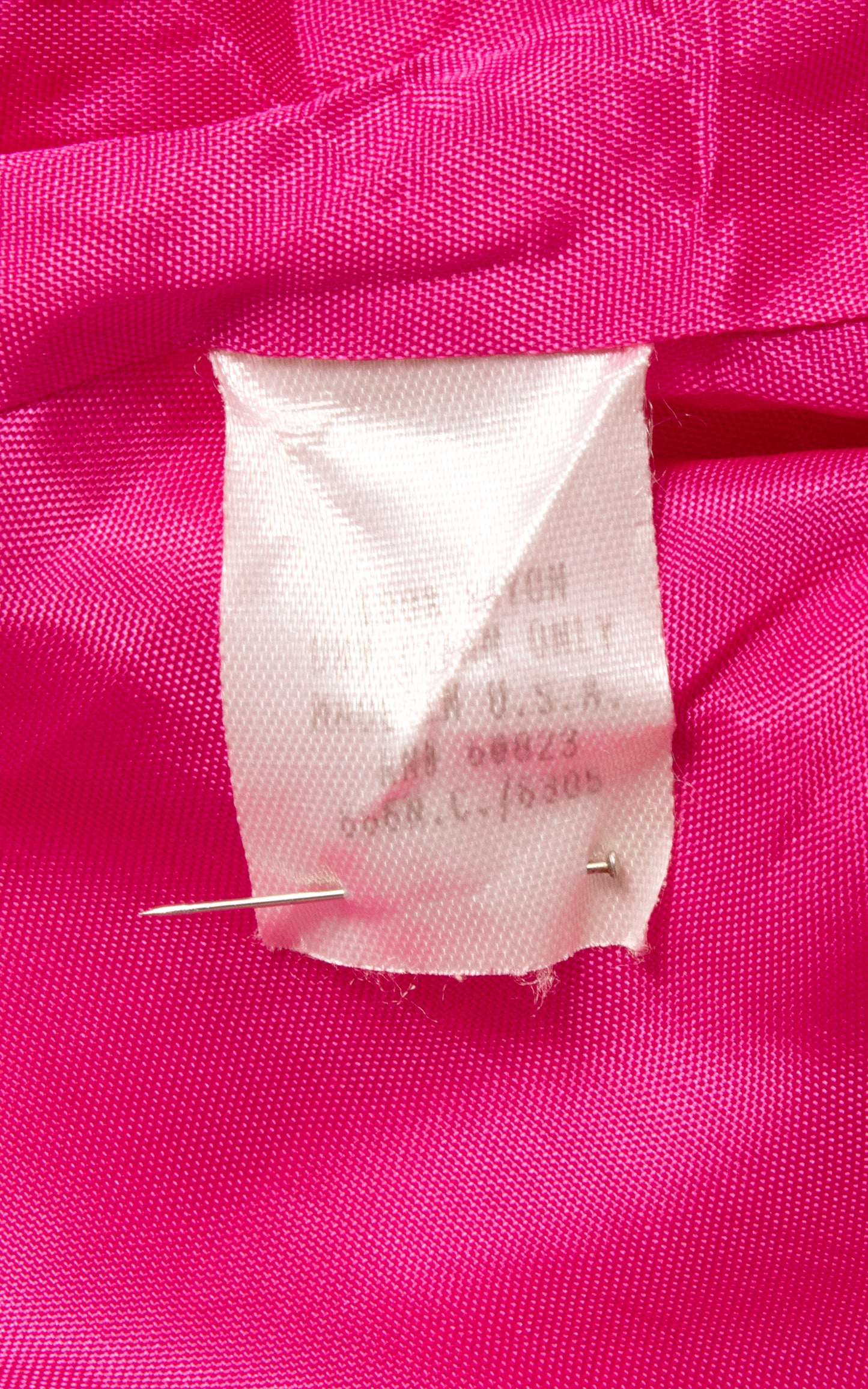 1980s Hot Pink Skirt Set | small