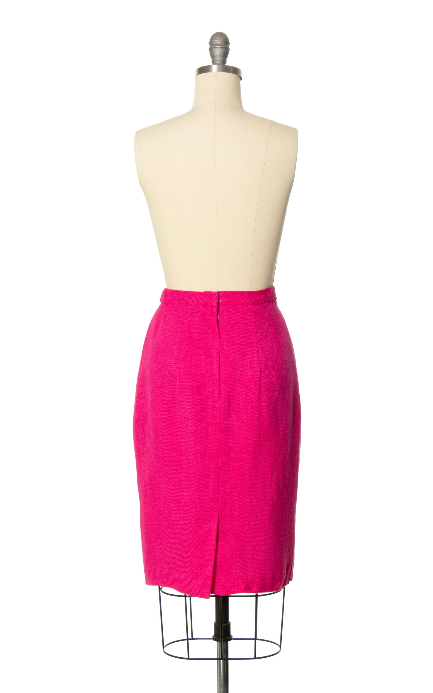 1980s Hot Pink Skirt Set | small