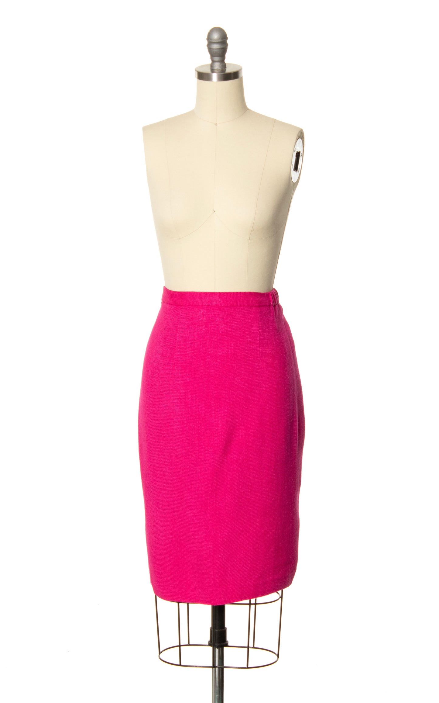 1980s Hot Pink Skirt Set | small