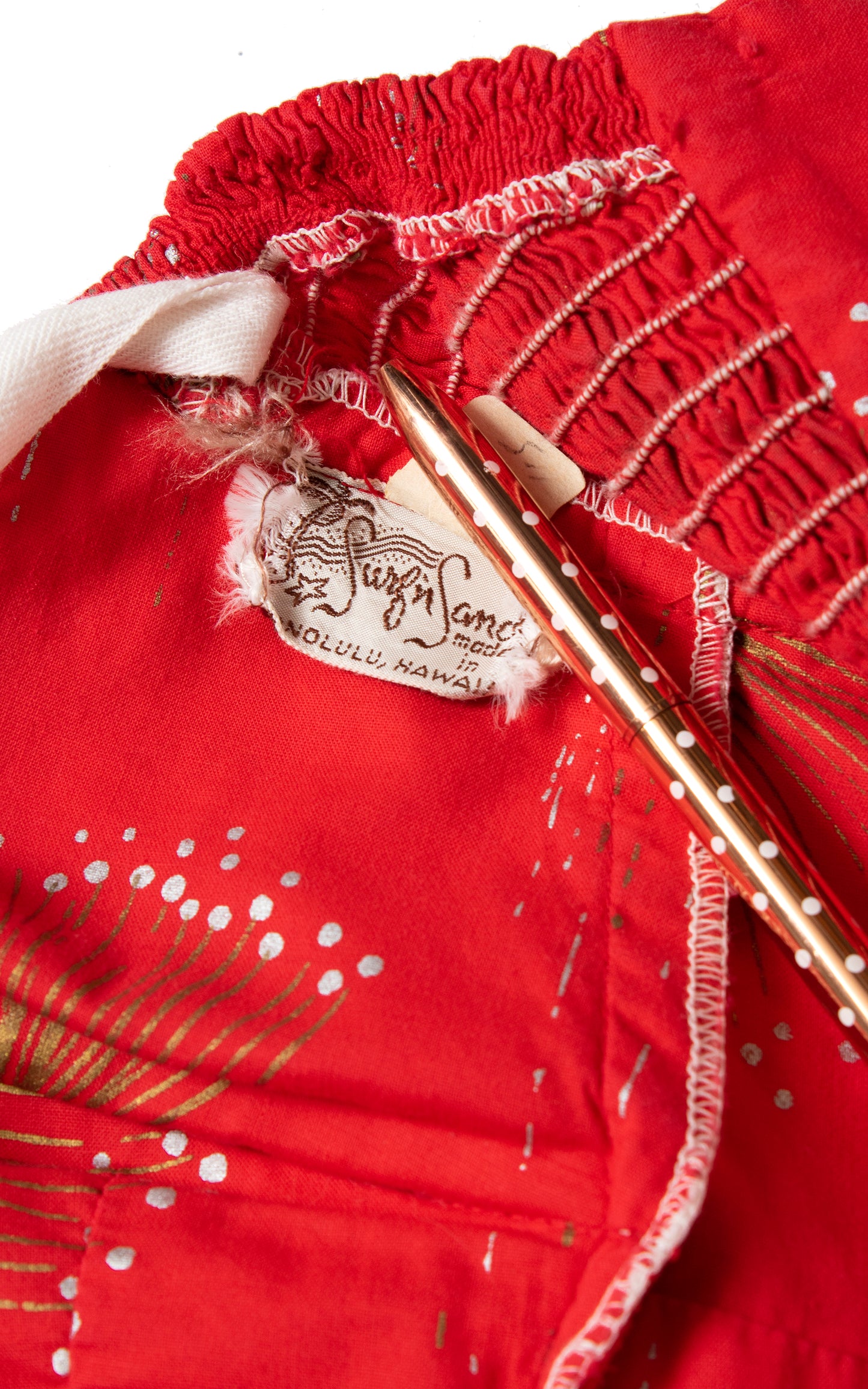 1950s SHAHEEN Surf 'n Sand Floral Sarong Dress | x-small/small