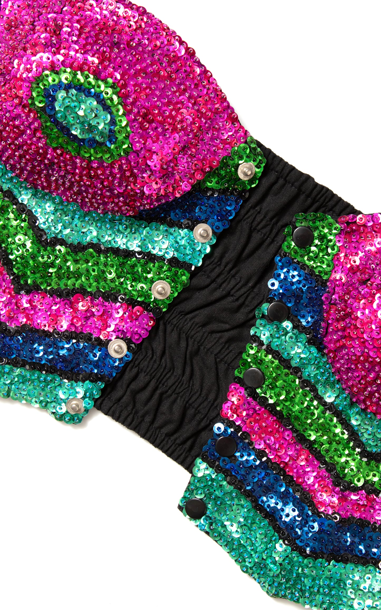 1980s Sequin Beaded Ta-Tas Bustier | small/medium
