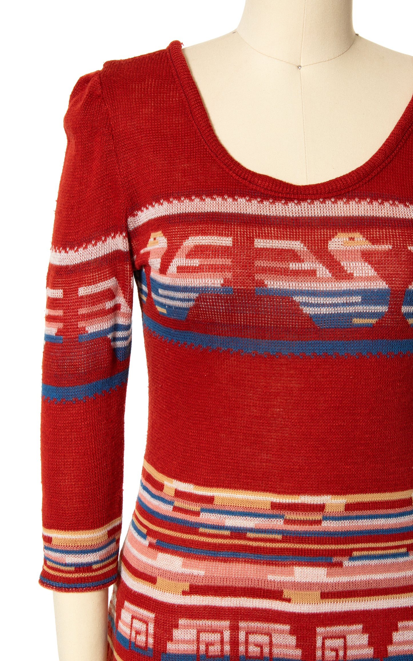 1970s Swan Novelty Sweater | x-small/small