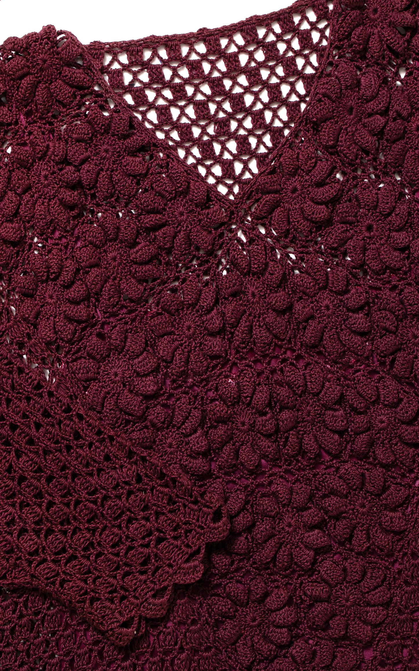 NEW ARRIVAL || 1970s Open Knit Sweater & Skirt Set | x-large
