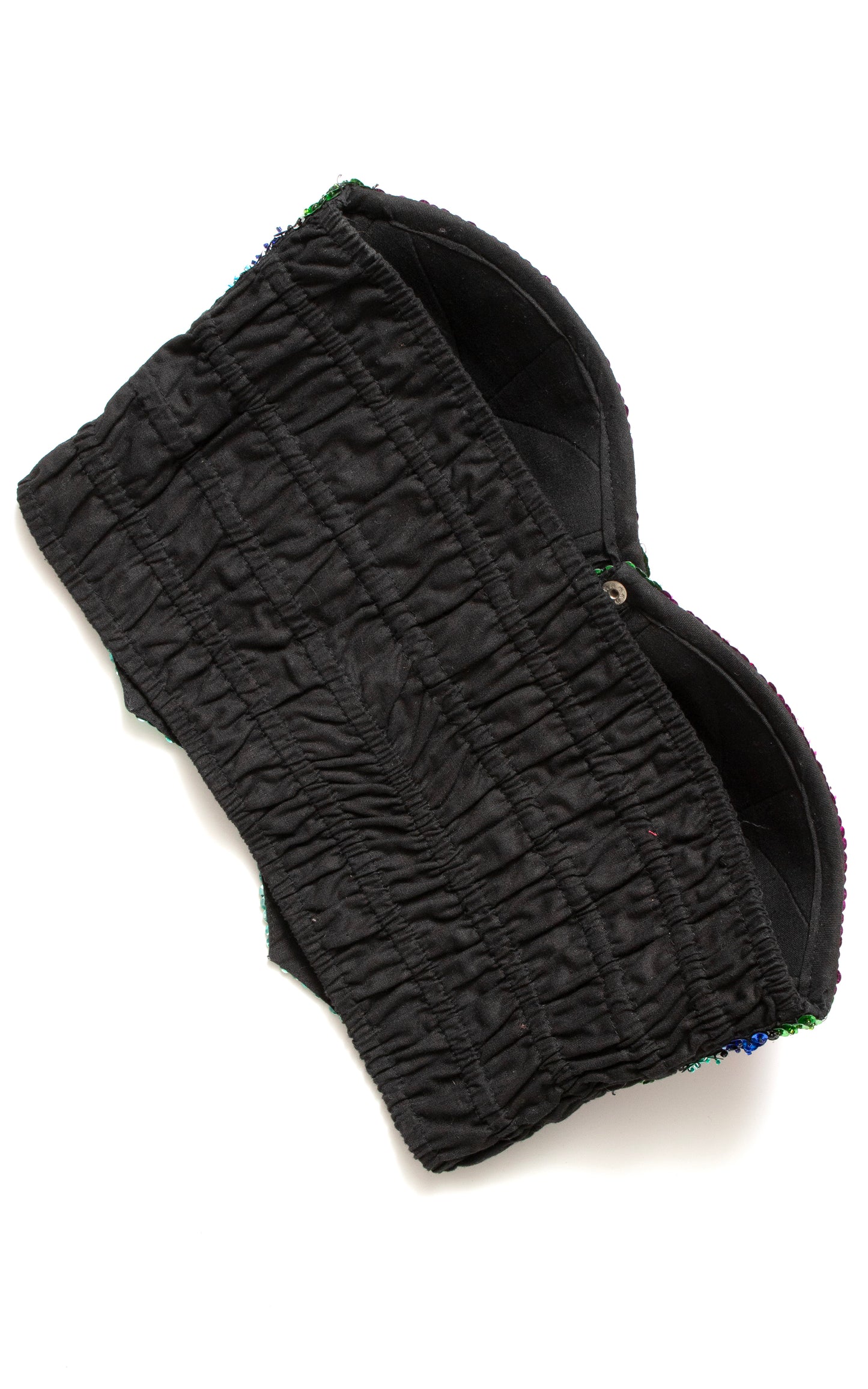 1980s Sequin Beaded Ta-Tas Bustier | small/medium