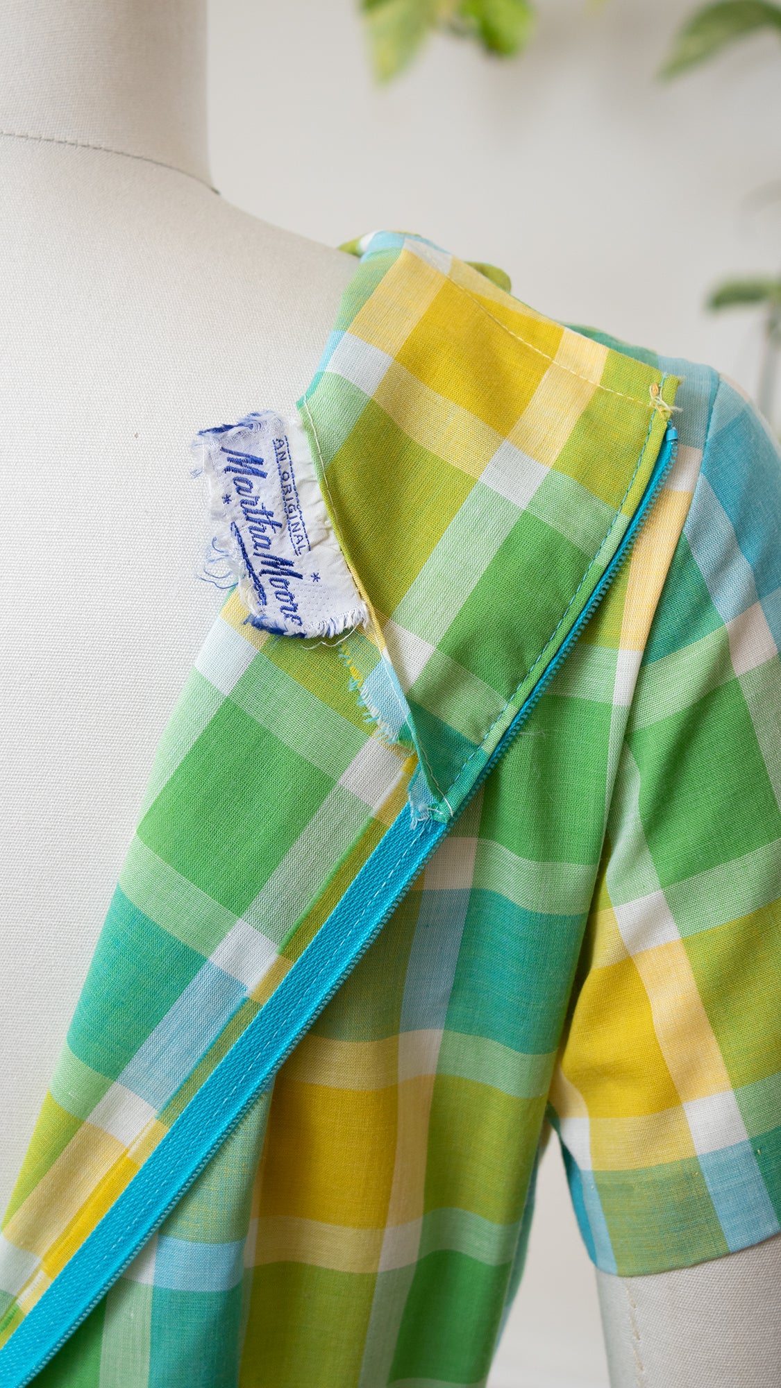 1960s Plaid Day Dress | medium