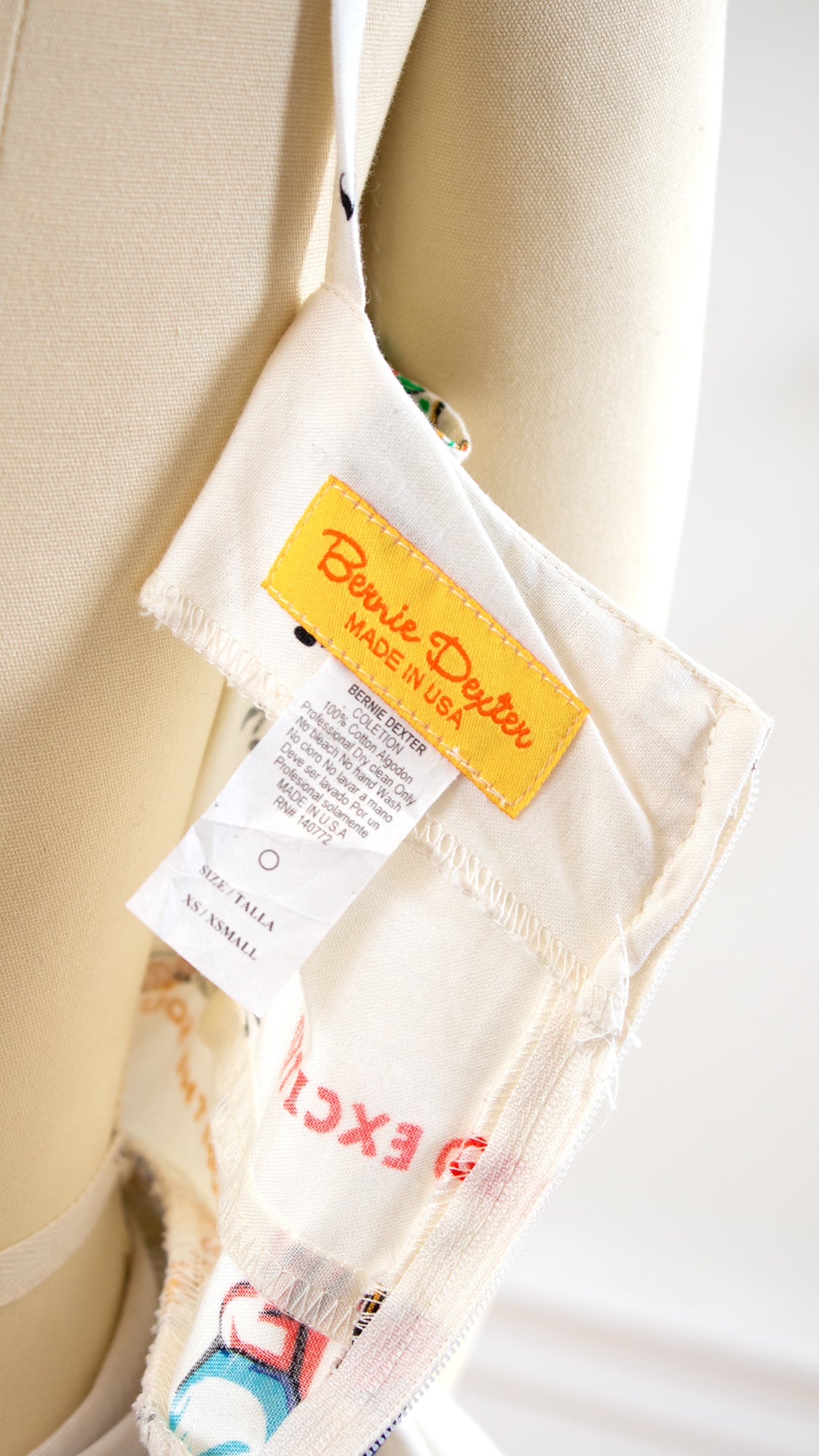 Modern BERNIE DEXTER Rockabilly Novelty Print Sundress | x-small/small